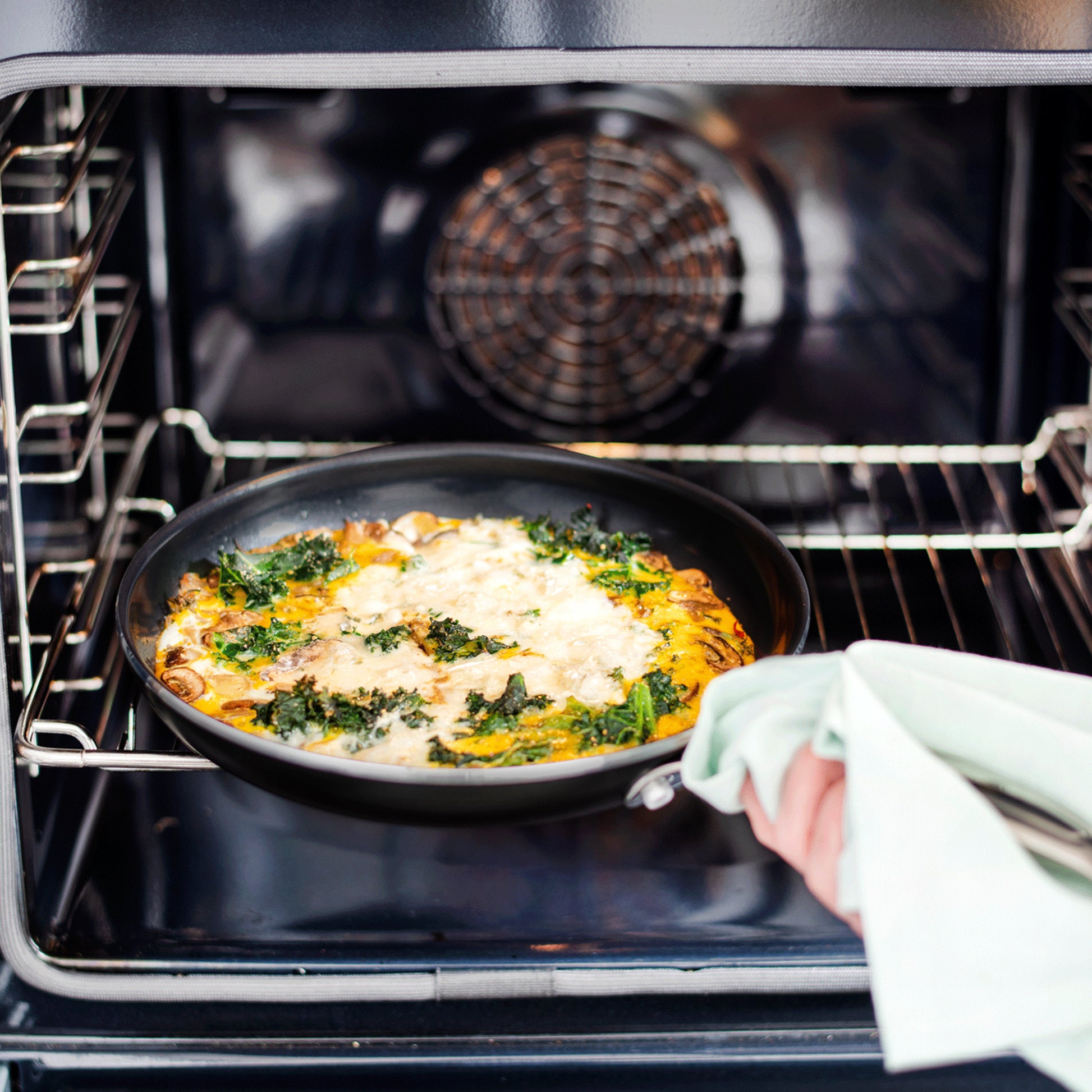 Greenpan Brussels Koekenpannen 3-delig Keramisch inductie pfas-vri  vooraanzicht  