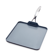 Greenpan Koekenpannenalencia Pro Teppanyaki pan 28cm  Keramisch inductie pfas-vri voorranzicht 