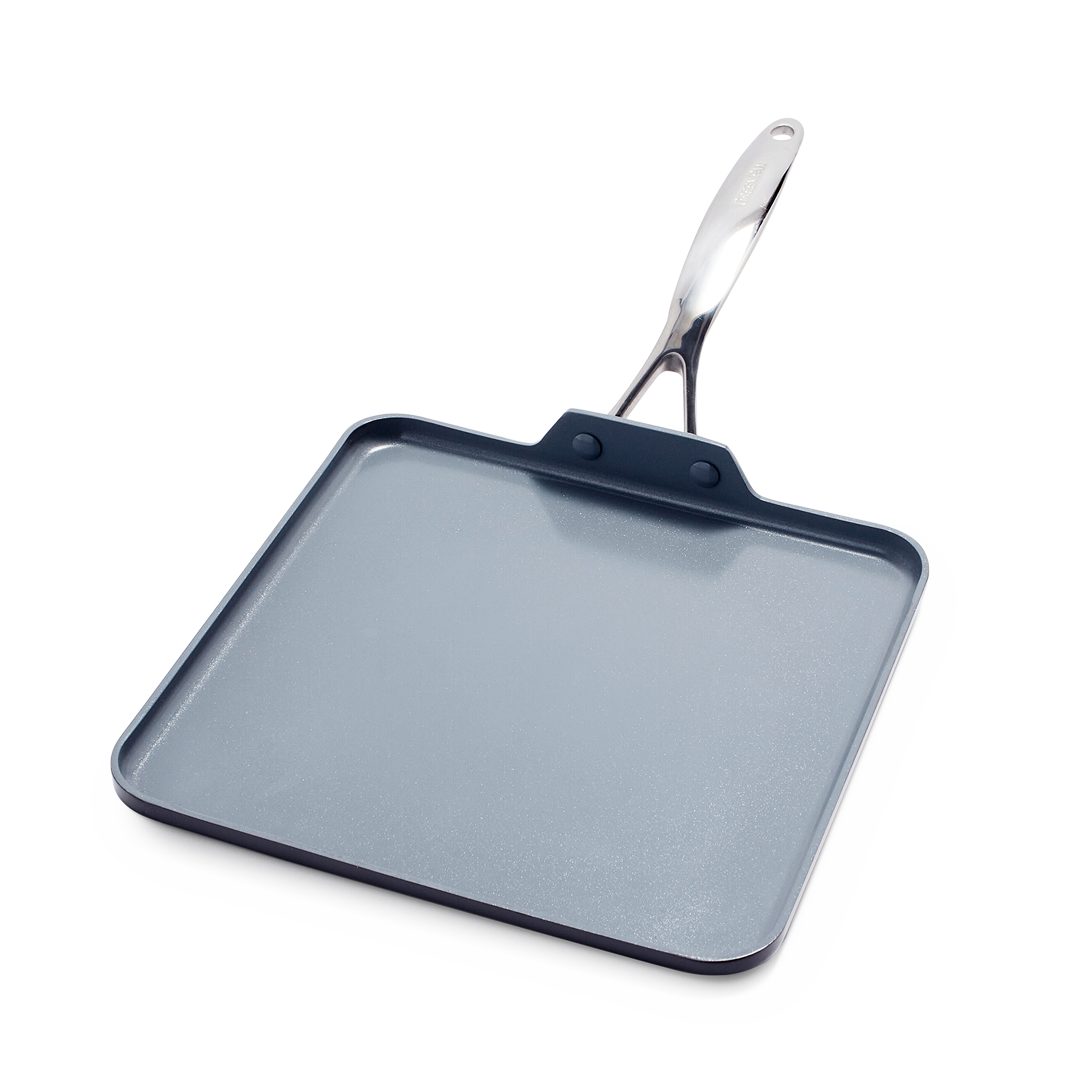 Greenpan Koekenpannenalencia Pro Teppanyaki pan 28cm  Keramisch inductie pfas-vri voorranzicht 