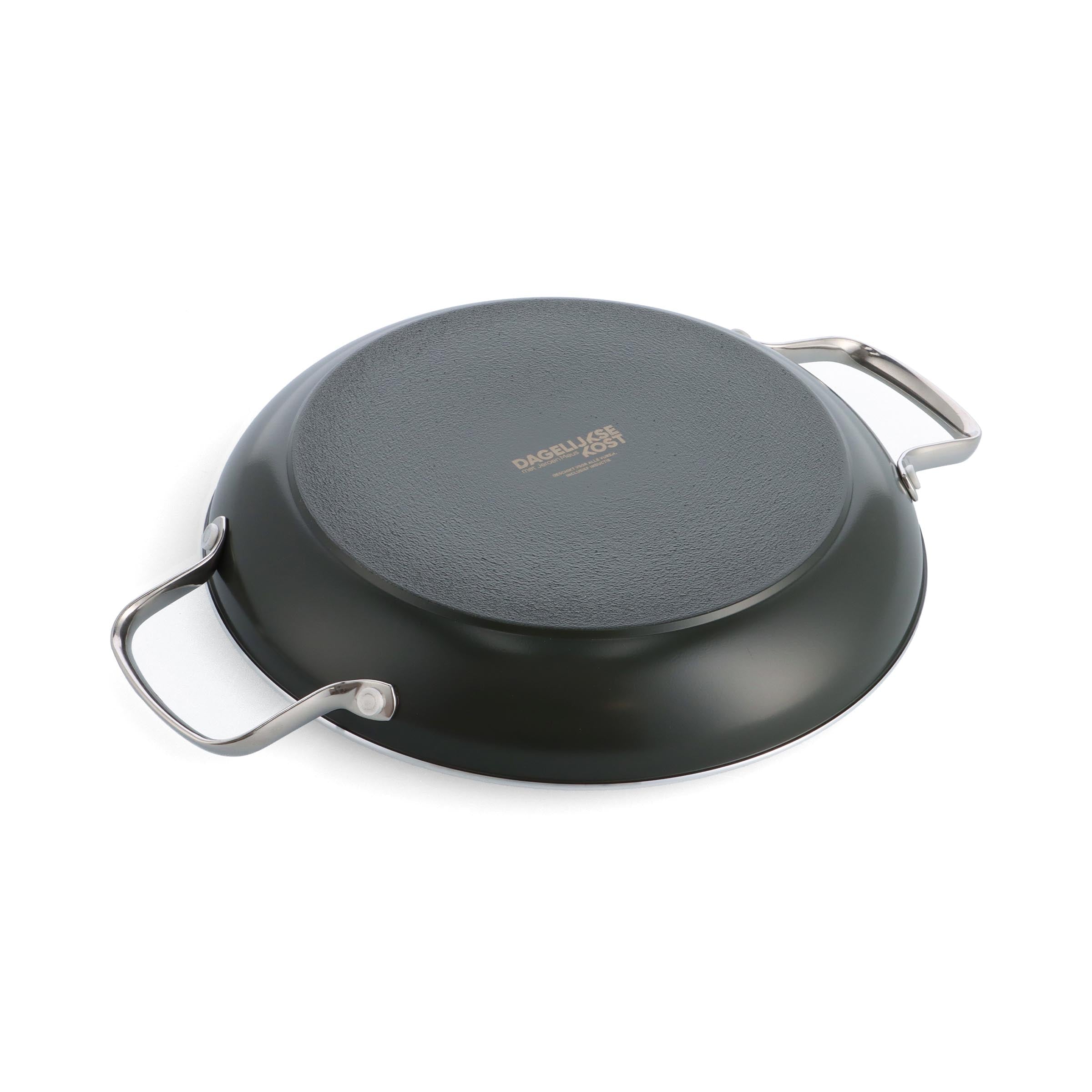  Dagelijkse kost braadpan met 2 zijgrepen 24cm groen onderaanzicht