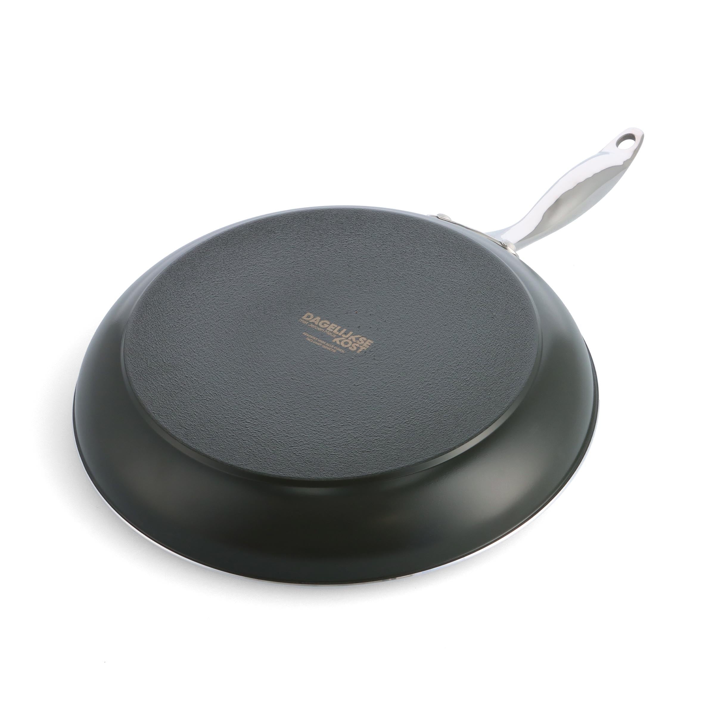 Dagelijkse kost braadpan 30cm groen onderaanzicht