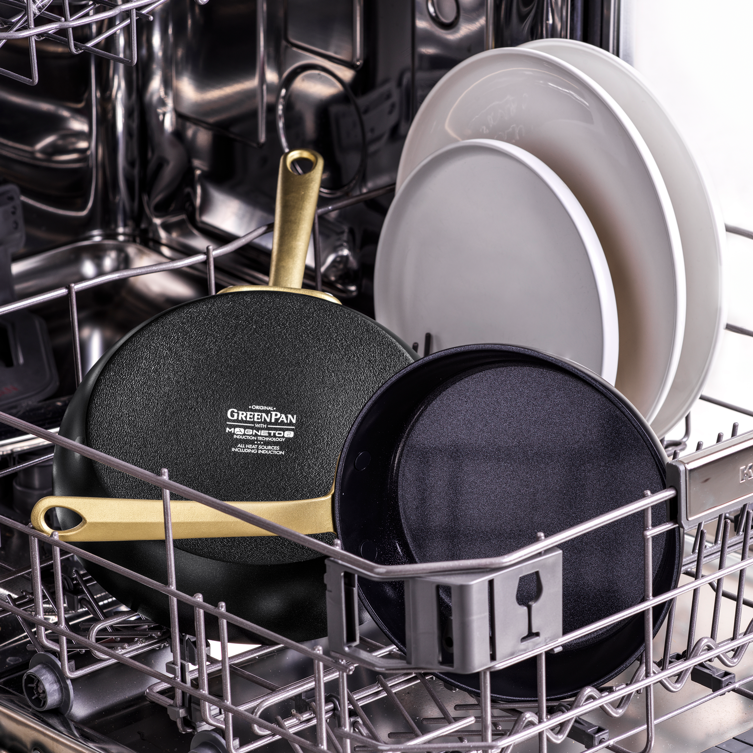 Greenpan koekenpannen Craft 5-delige set  Keramisch inductie pfas-vri vooraanzicht  