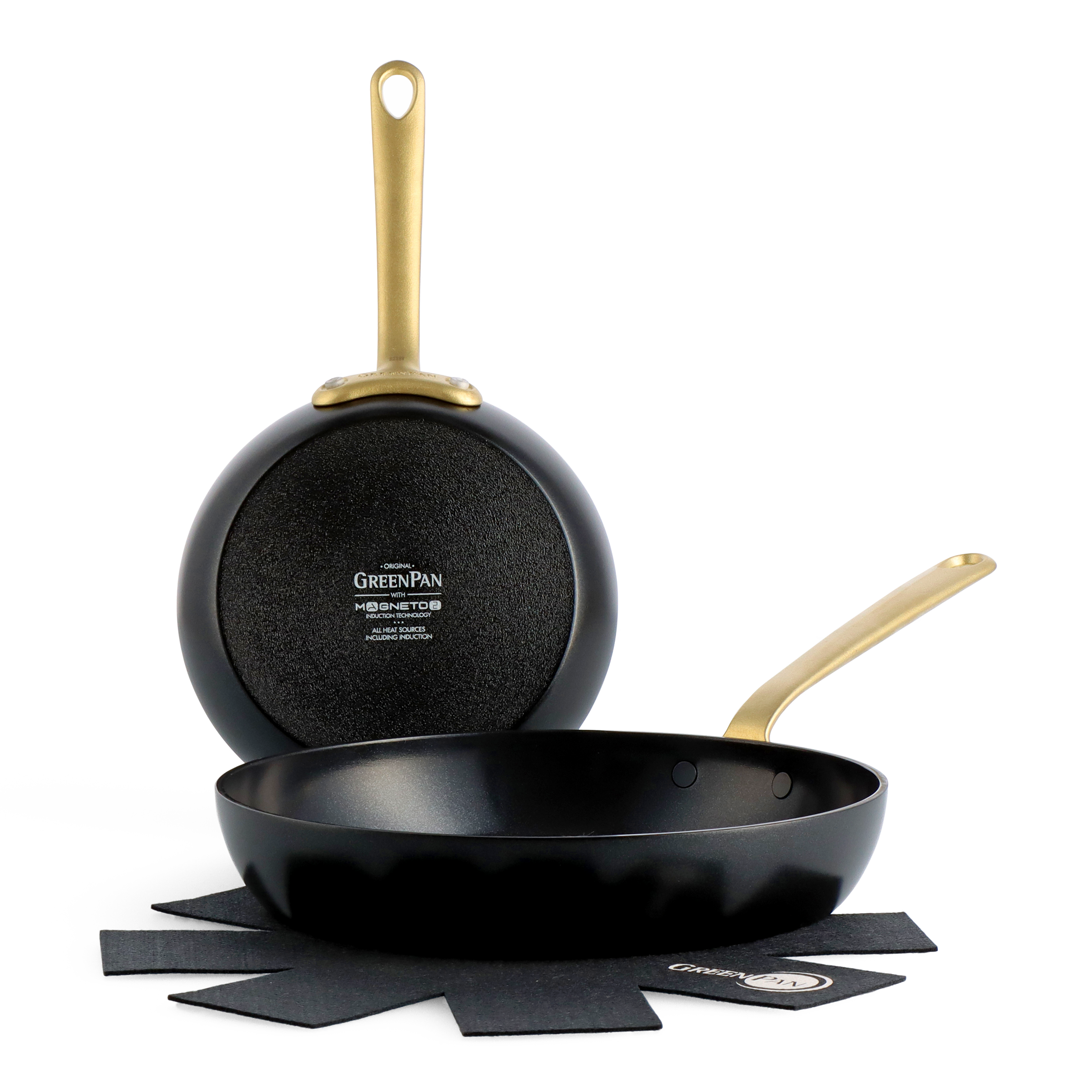 Greenpan koekenpannen Craft 5-delige set  Keramisch inductie pfas-vri onderkant 