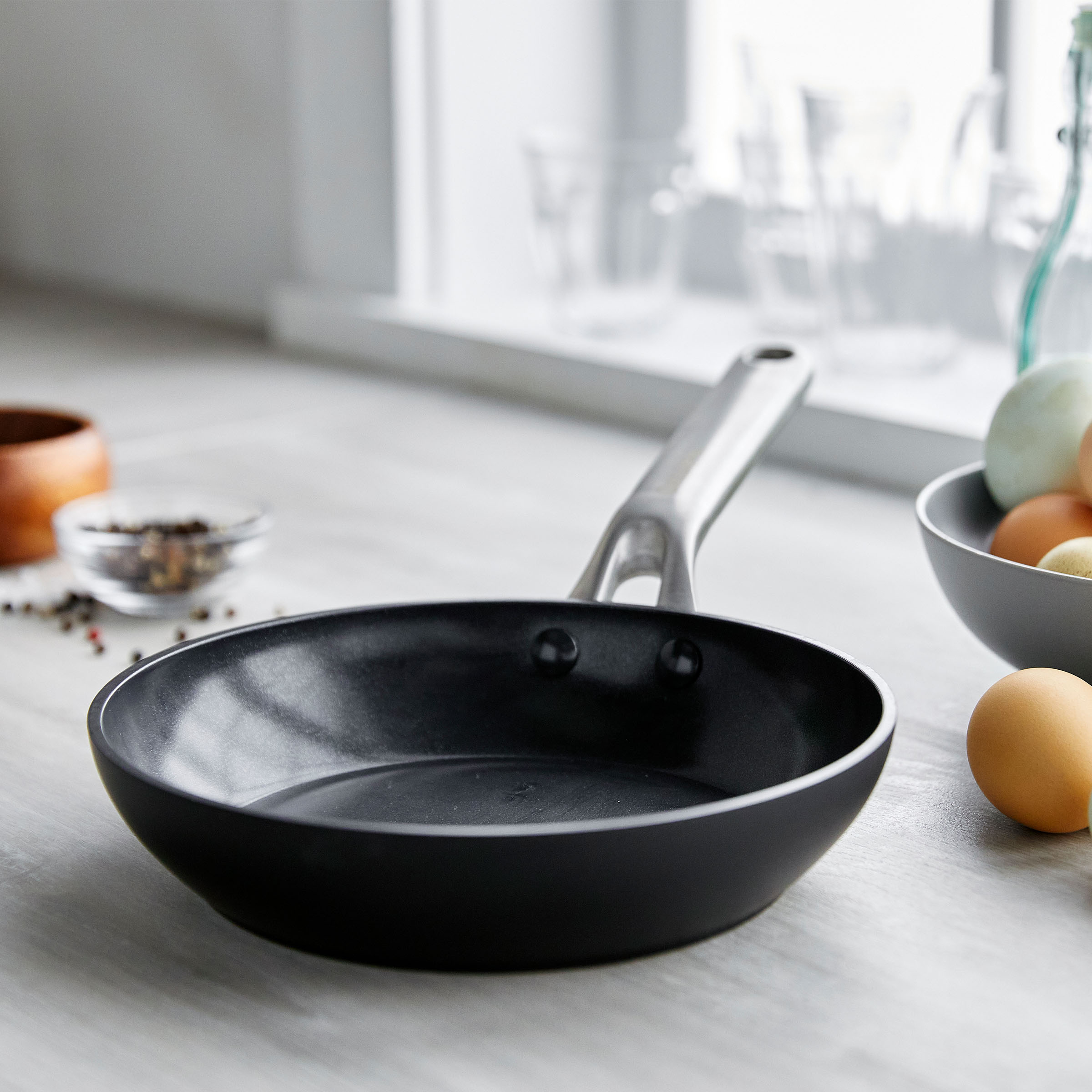 Greenpan Omega Koekenpannen 20cm Keramisch inductie pfas-vri vooraanzicht