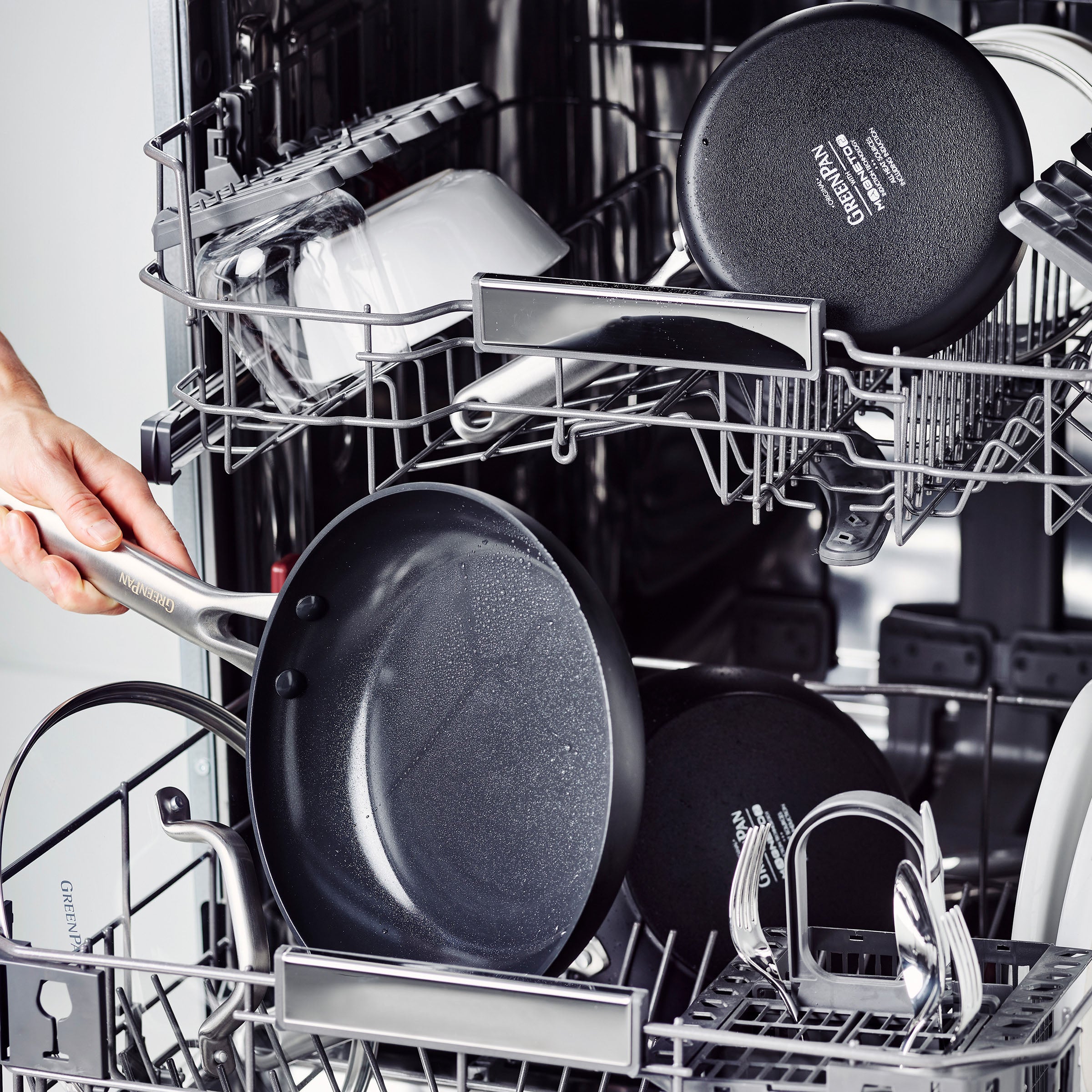 Greenpan Omega Koekenpannen Keramisch inductie pfas-vri zijaanzicht 