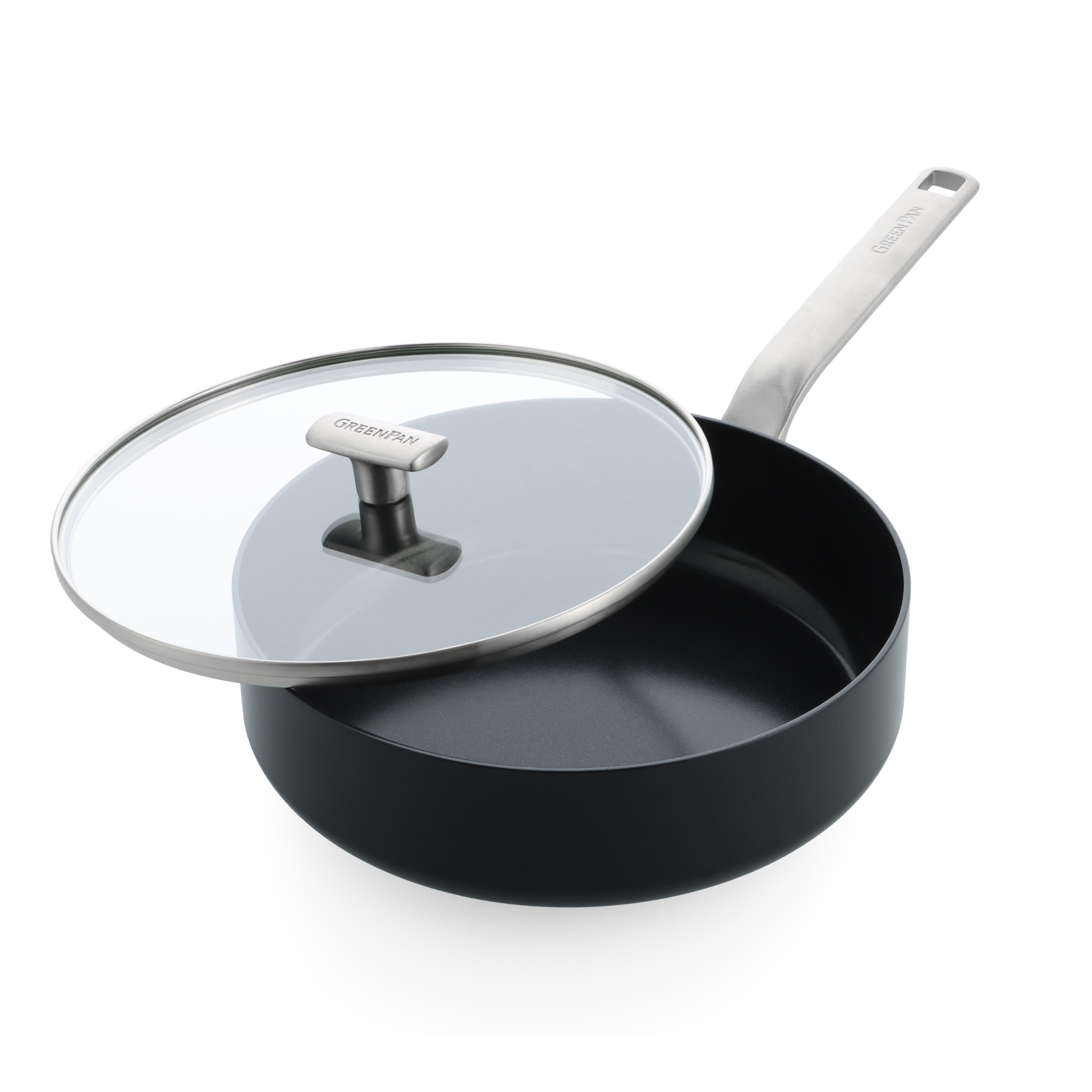 Evolution Hapjespan met deksel 26cm – Black