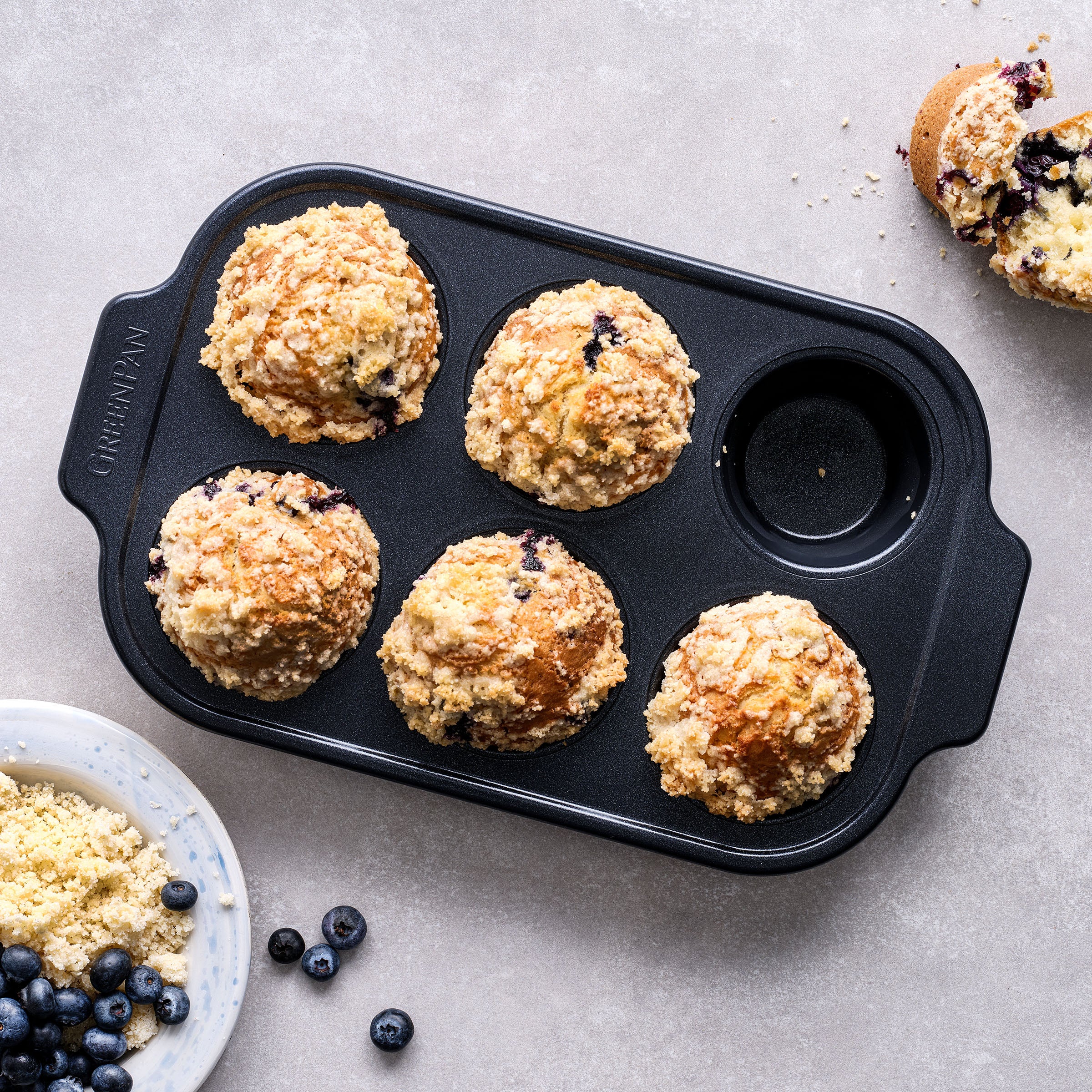 Bistro muffinvorm 6 stuks