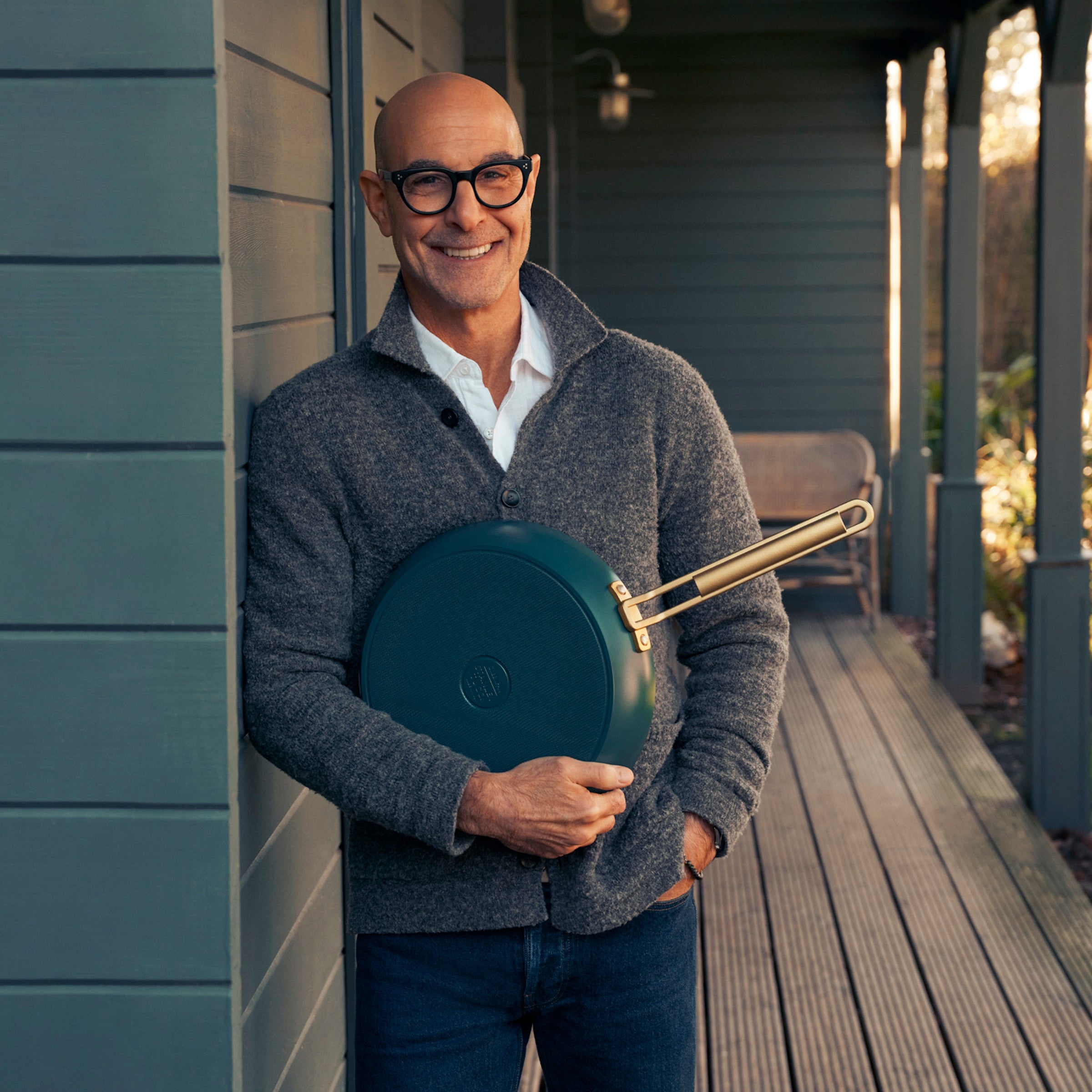 GreenPan™ Stanley Tucci™ Ceramic Nonstick 20cm Frypan, Venetian Teal