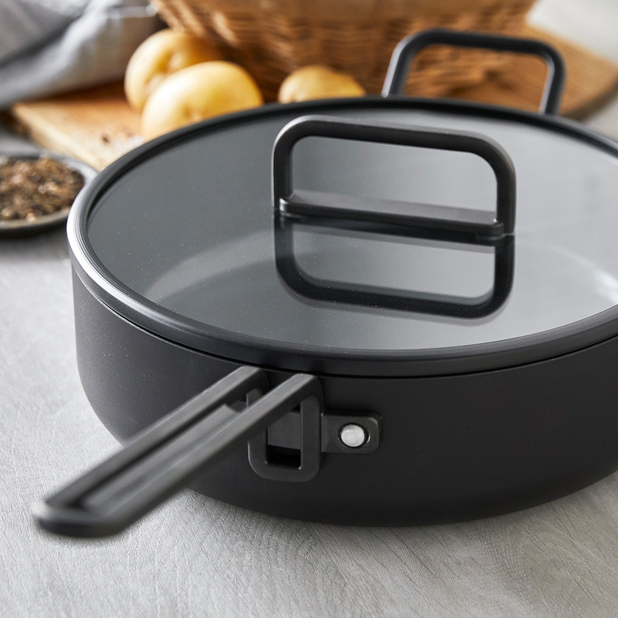 GreenPan™ Stanley Tucci™ Ceramic Nonstick 11-Piece Cookware Set, Milano Black