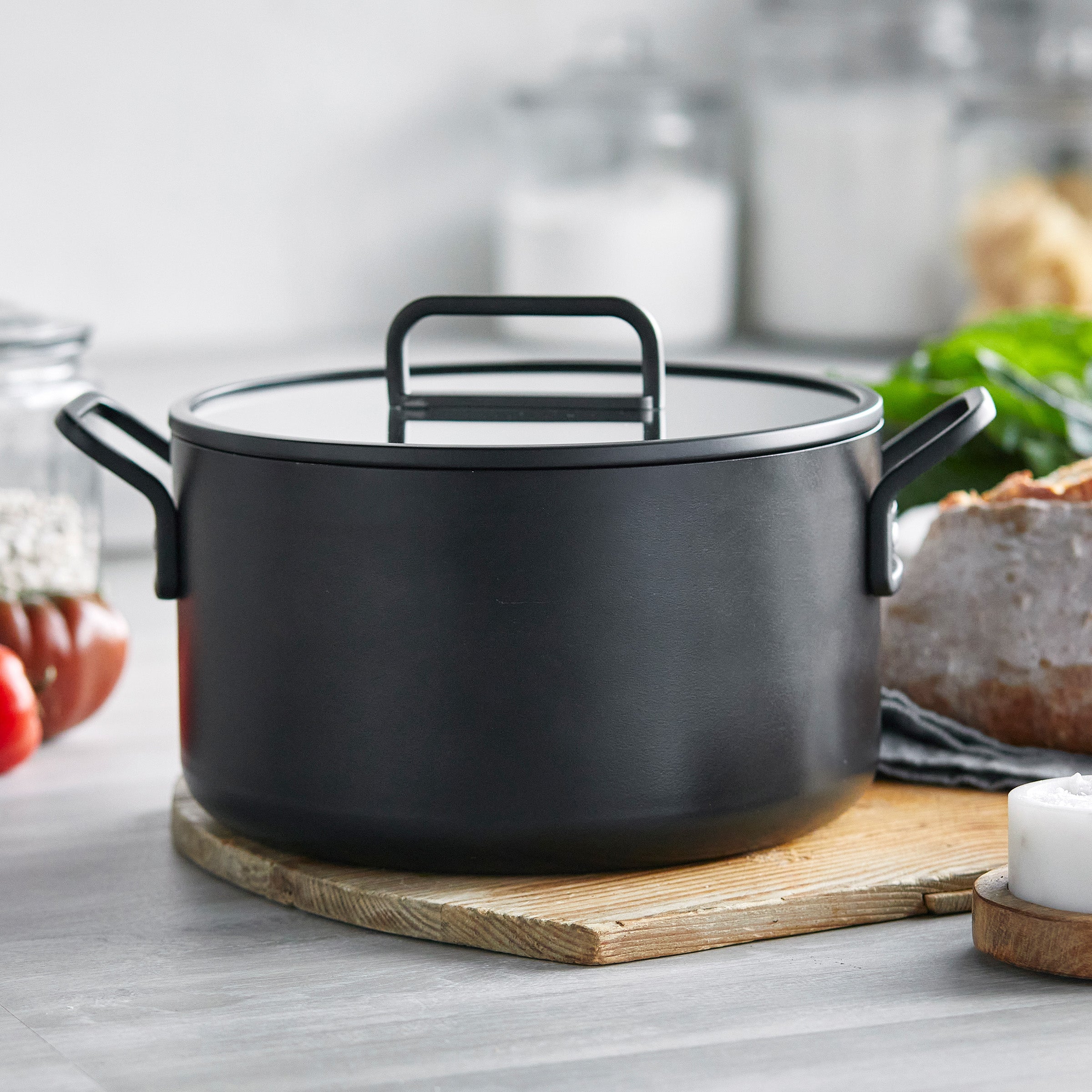 GreenPan™ Stanley Tucci™ Ceramic Nonstick 11-Piece Cookware Set, Milano Black