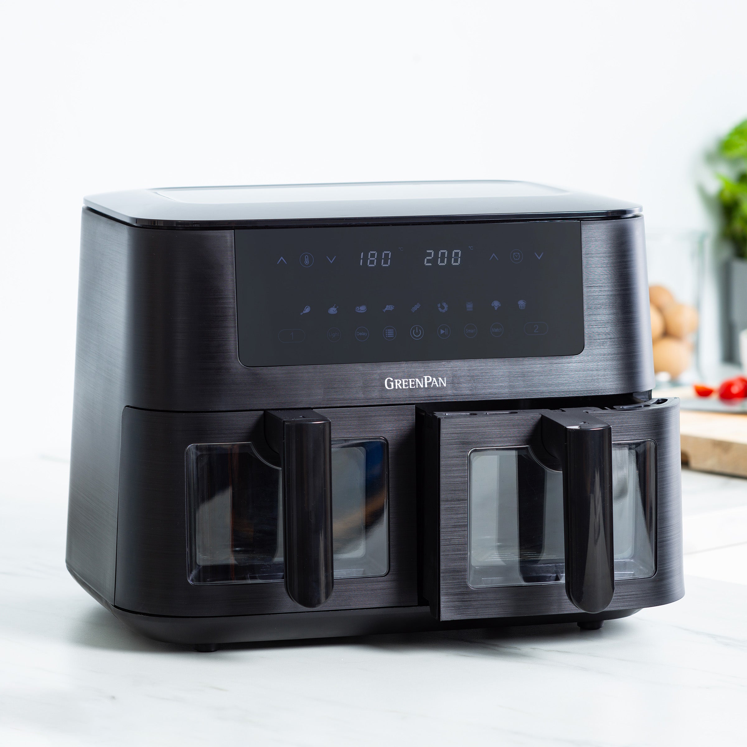 Greenpan Bistro Dual Zone Airfryer vooraanzicht