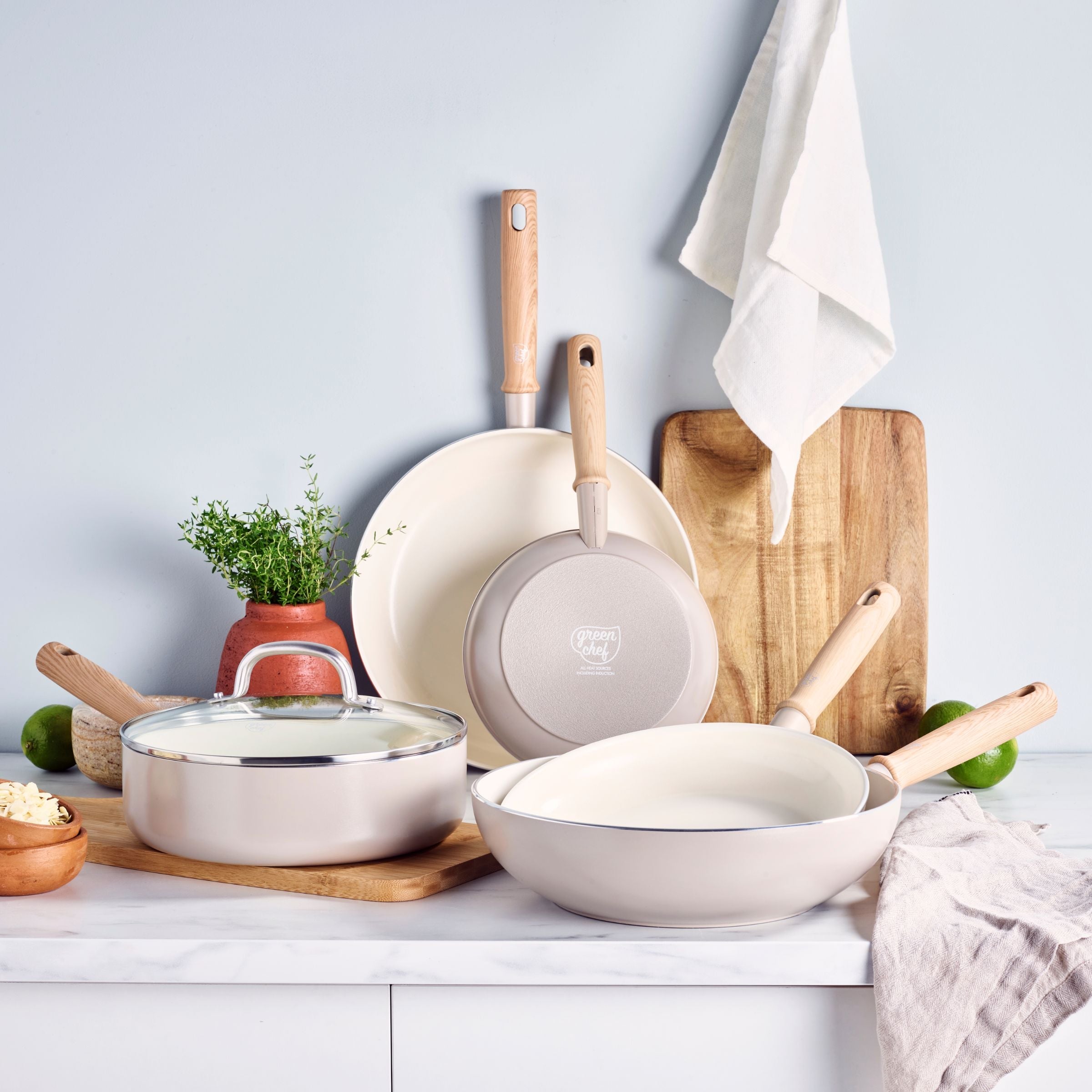 GreenChef Nordics Kookpan met deksel 20 cm – GreenPan NL