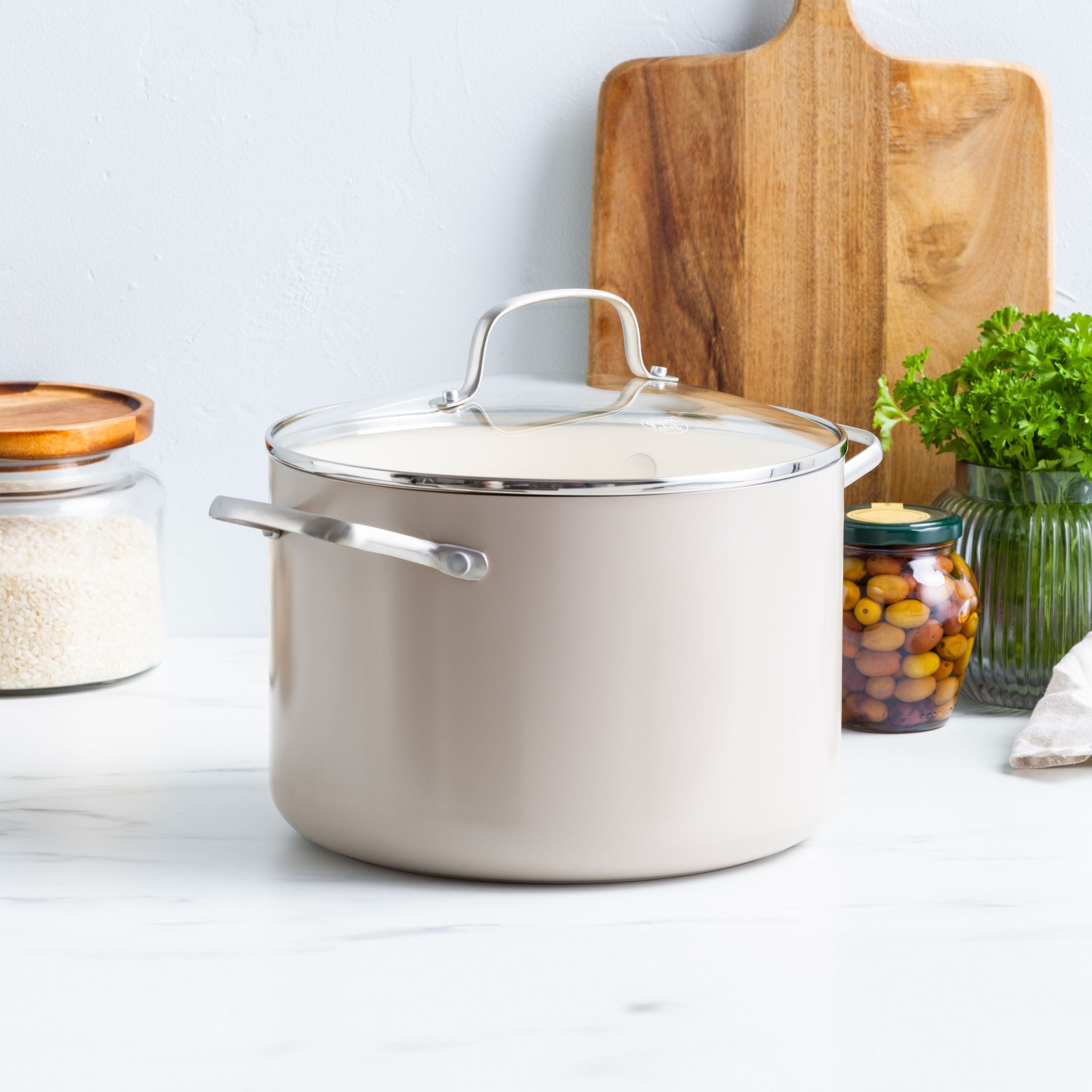 GreenChef Nordics Soeppan met deksel 24cm/7.6L