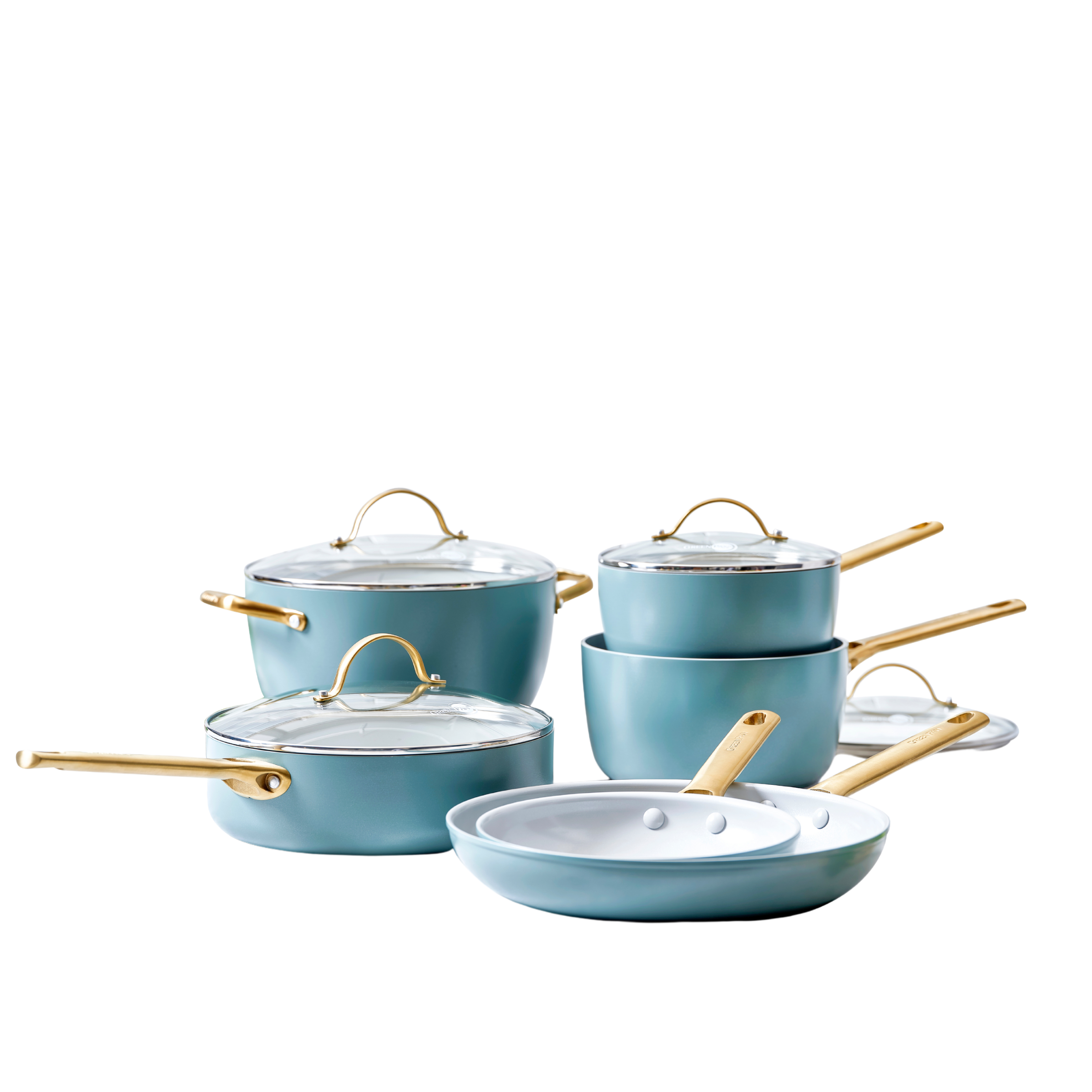 Padova Reserve Smokey Blue 10-delige pannenset