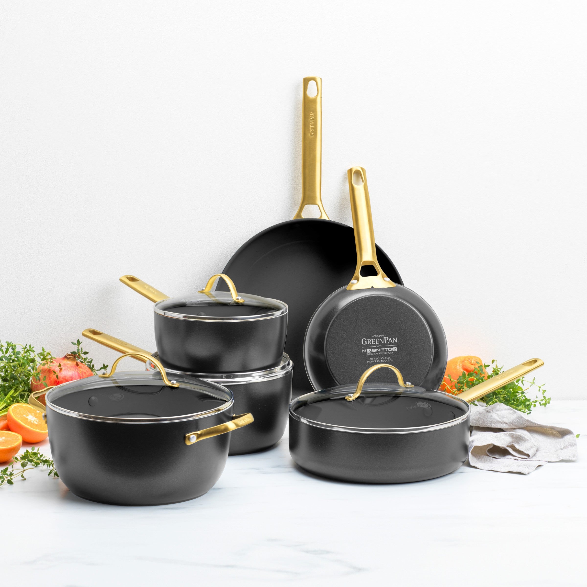 Padova Reserve Black 10-delige pannenset