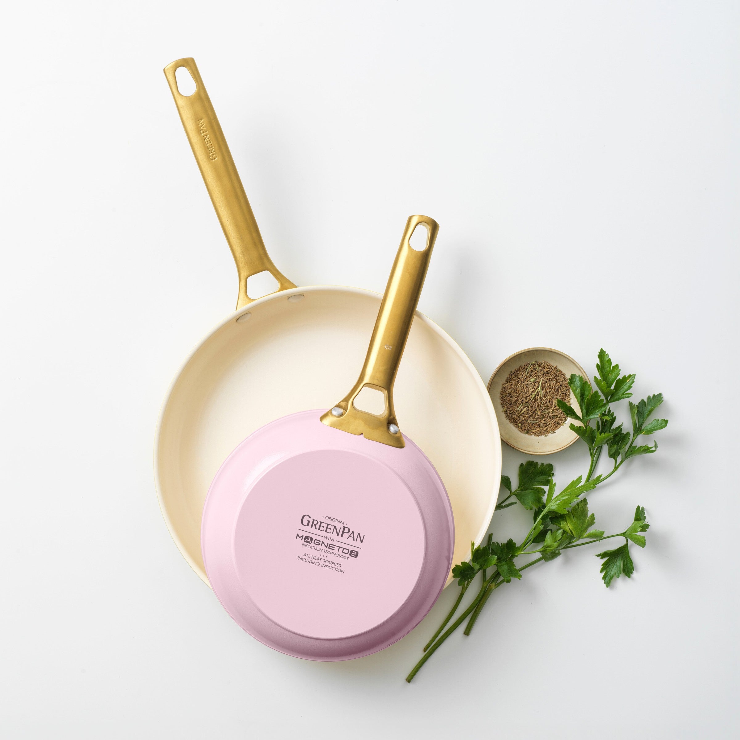 Padova Reserve Pink 2-delige pannenset (20 + 28cm)