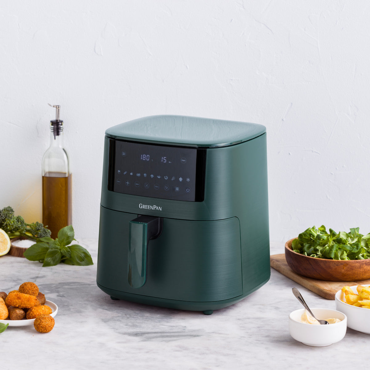 XXL Airfryer Pine Green + Sandra’s Missie Gezond Gewicht – Airfryereditie