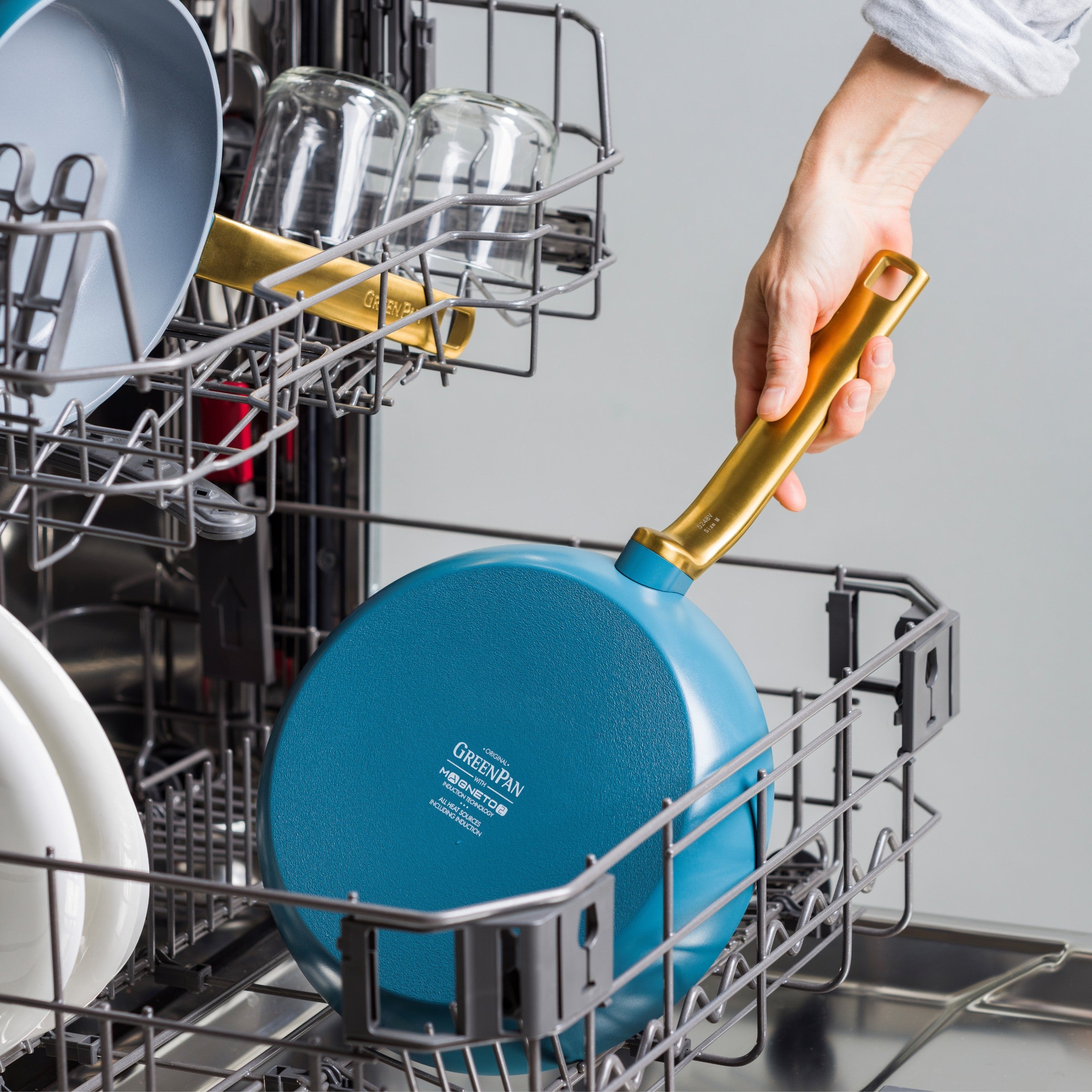 Evolution braadpan 30cm – Blauw
