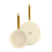 Evolution Cream 2-delige koekenpannenset (20 +28cm)