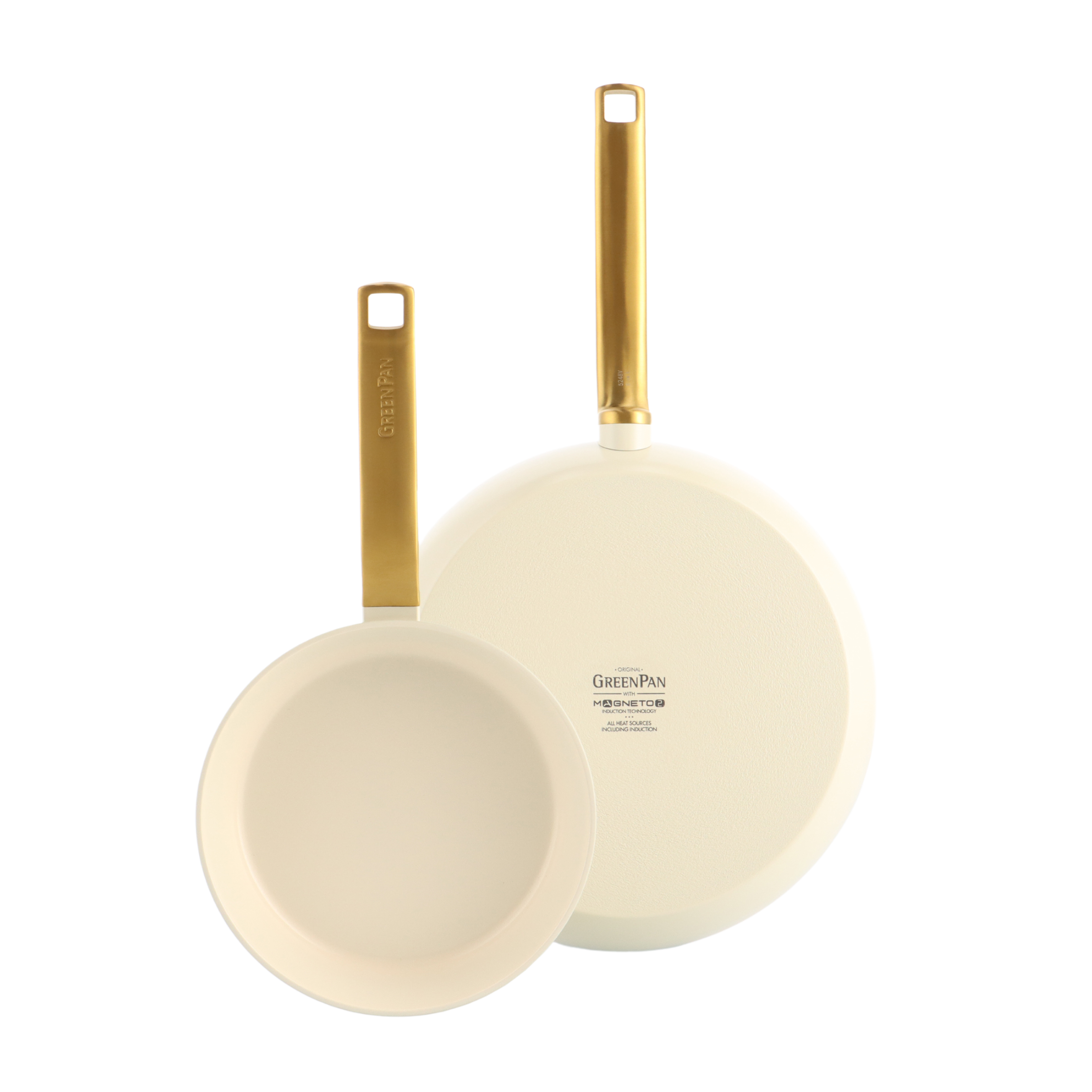 Evolution Cream 2-delige koekenpannenset (20 +28cm)