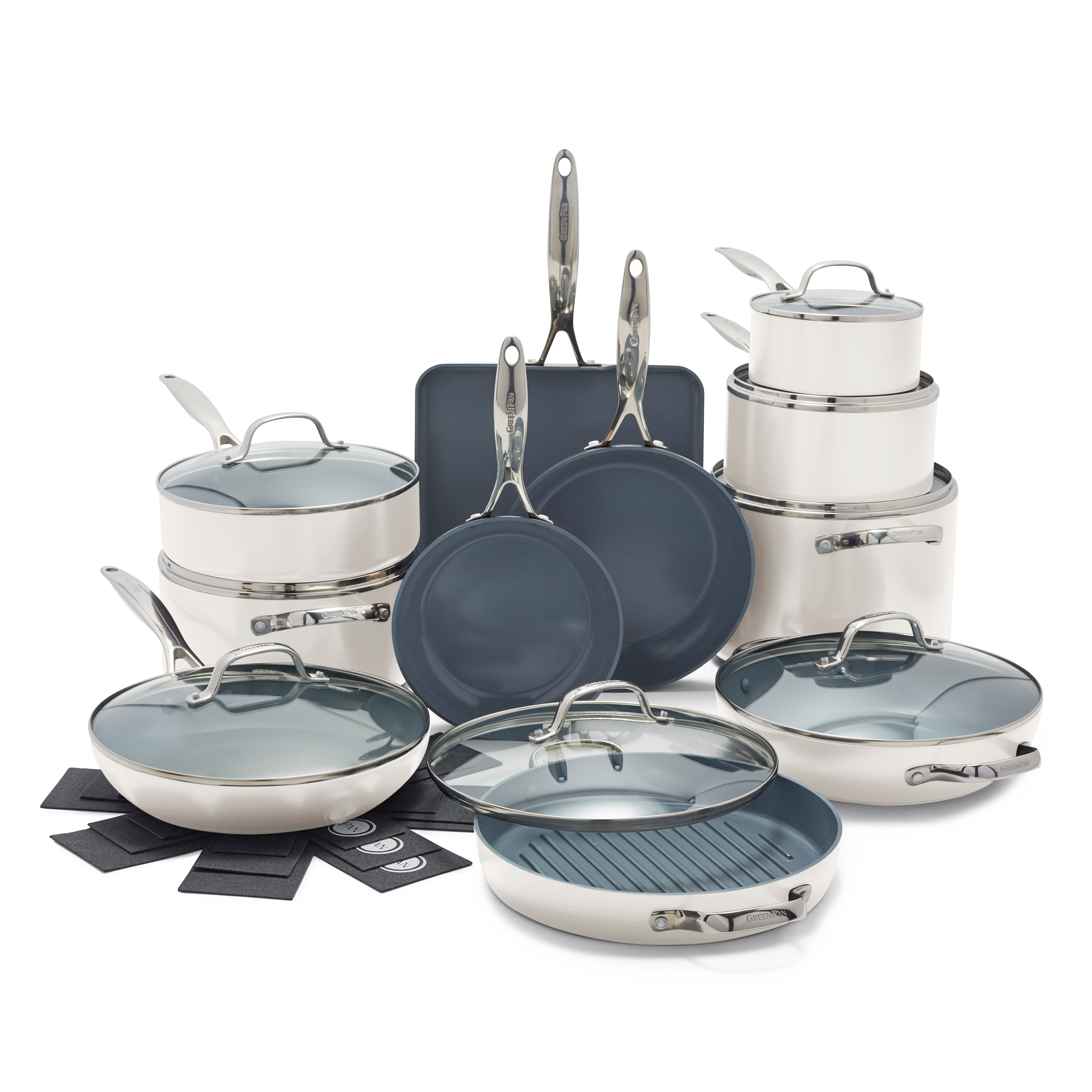 Valencia Pro 19-delige set Cream