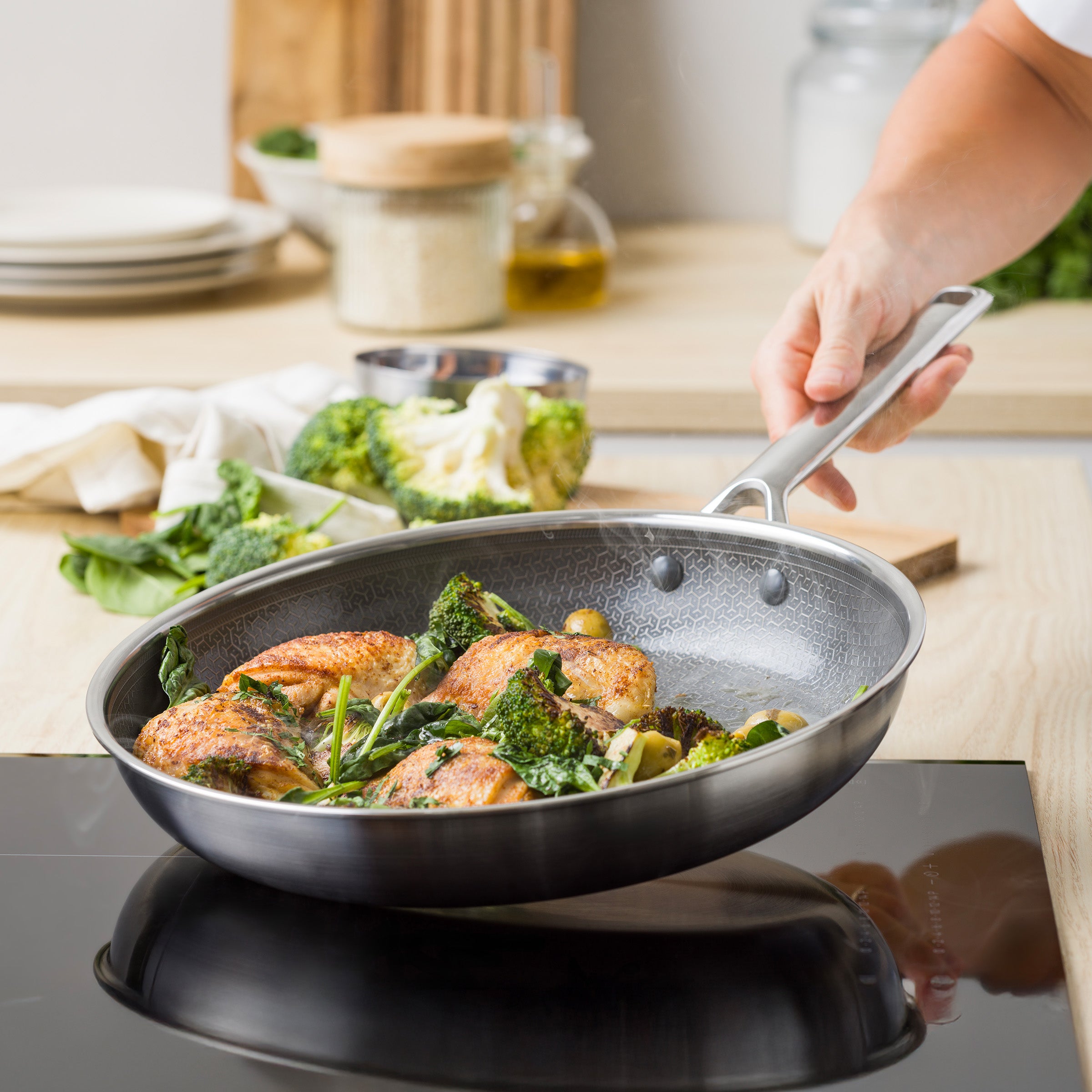 Apex 3-delige stoof- en braadpannenset