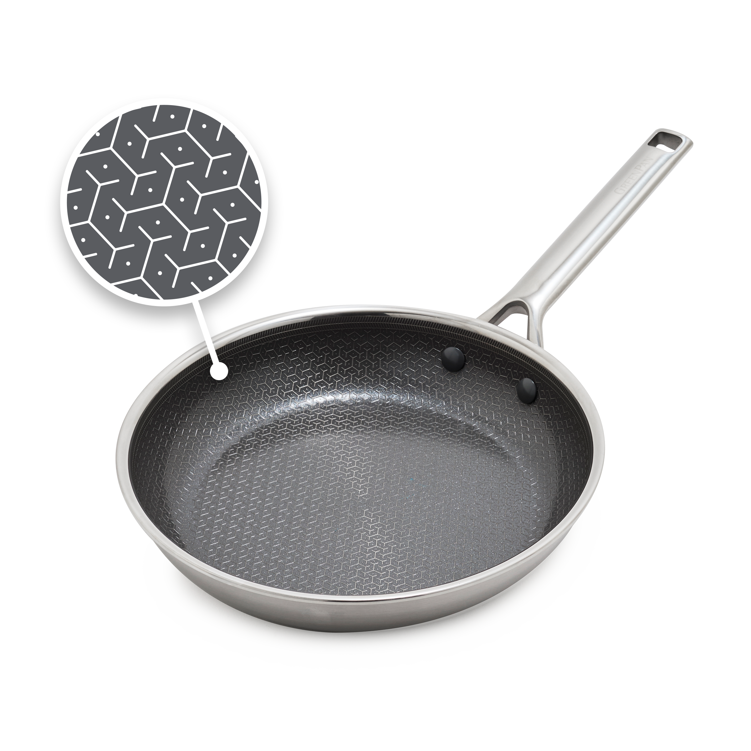 Apex Thermobond Hybrid Braadpan 24 cm 3-laags roestvrij staal voor perfecte resultaten
