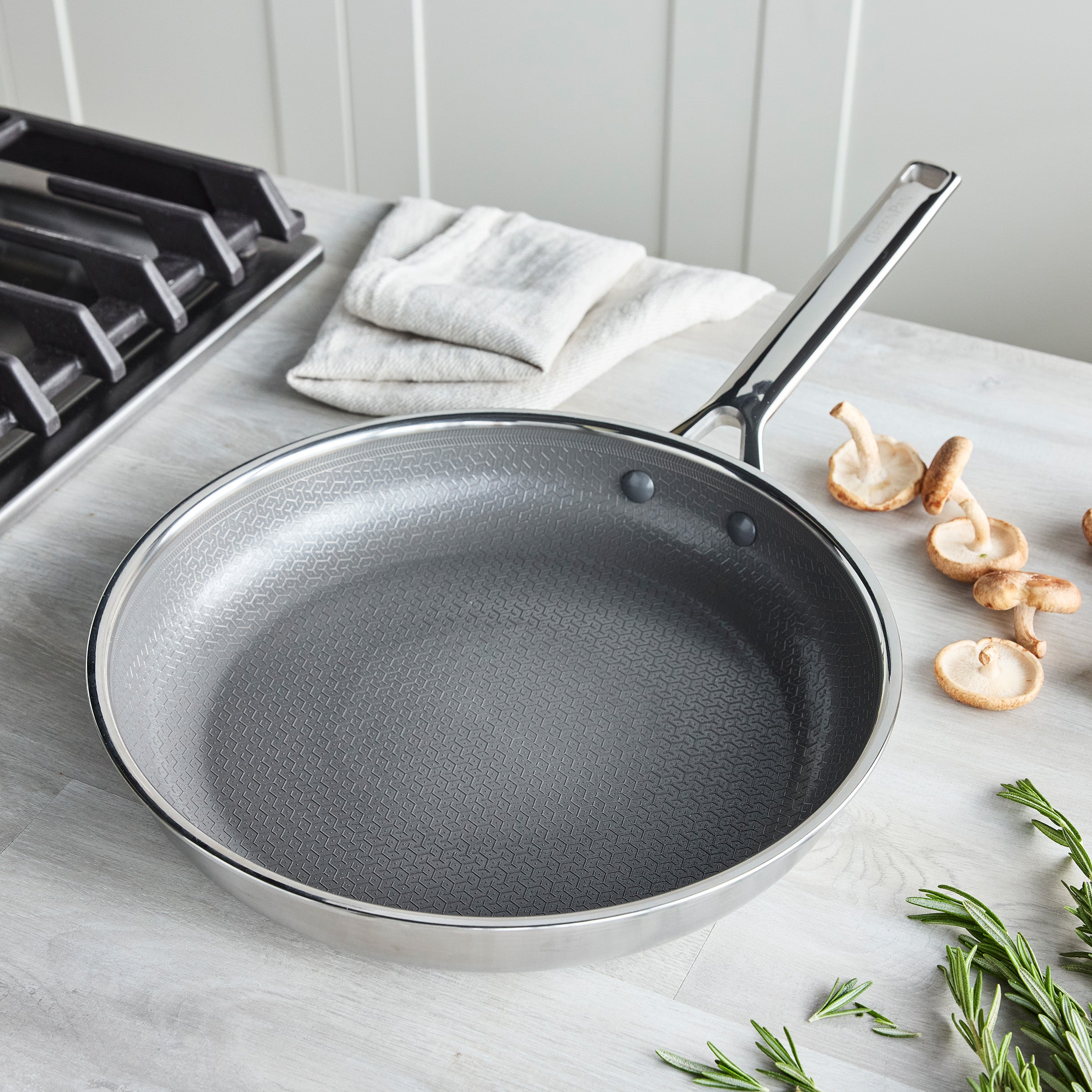 Apex Thermobond Hybrid Braadpan 28 cm 3-laags roestvrij staal voor perfecte resultaten