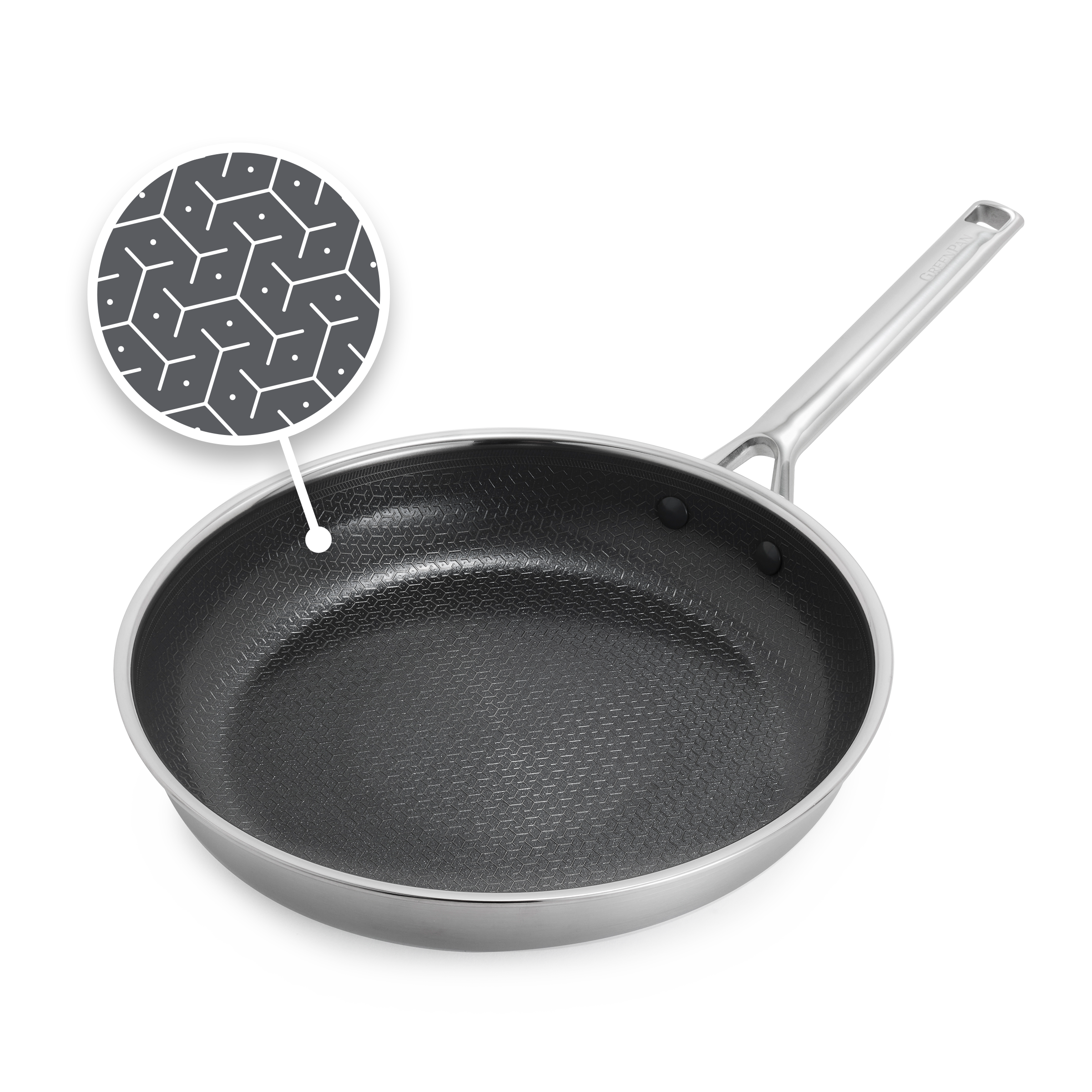Apex Thermobond Hybrid Braadpan 28 cm 3-laags roestvrij staal voor perfecte resultaten