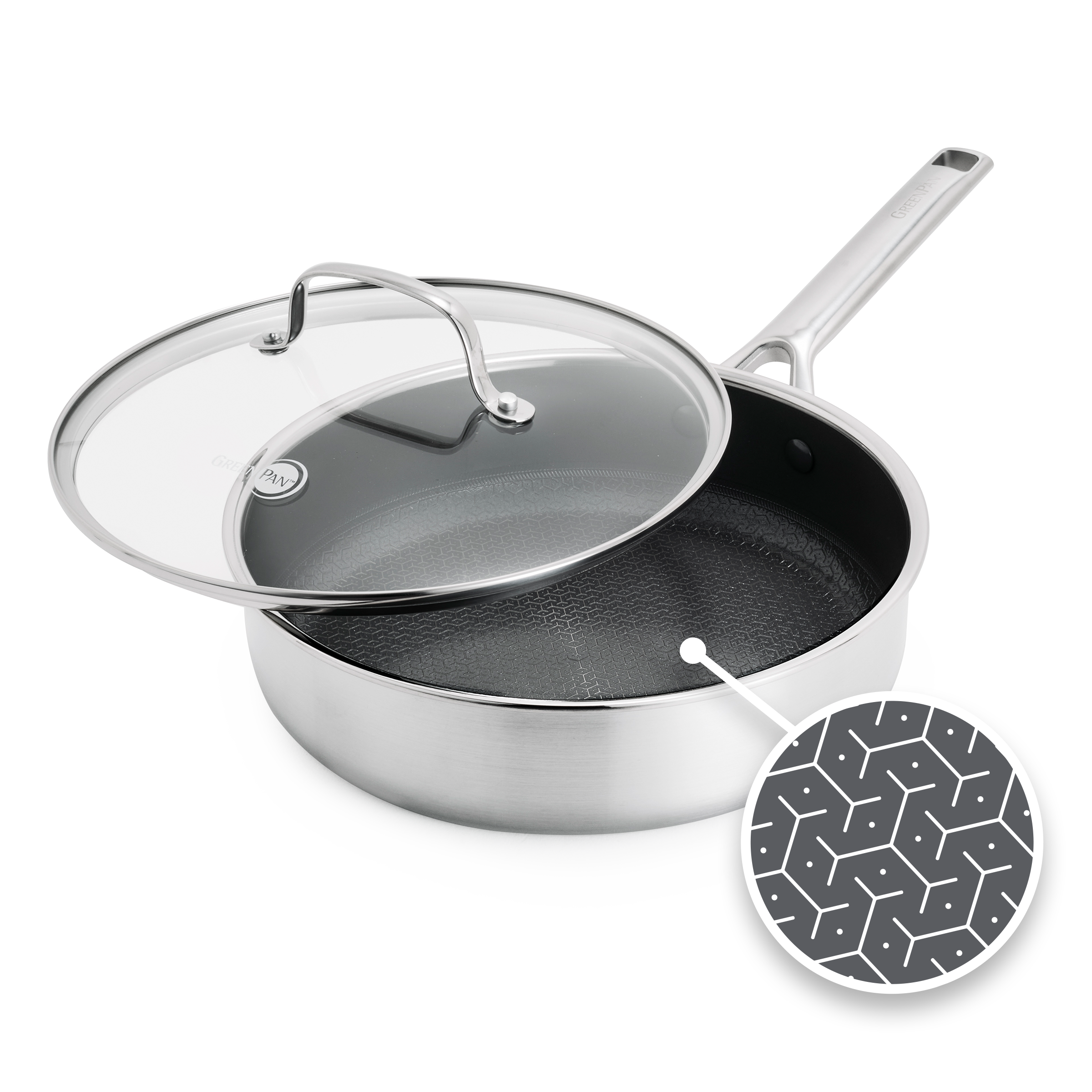 Apex Thermobond Hybrid hapjespan 24 cm 3-laags roestvrij staal