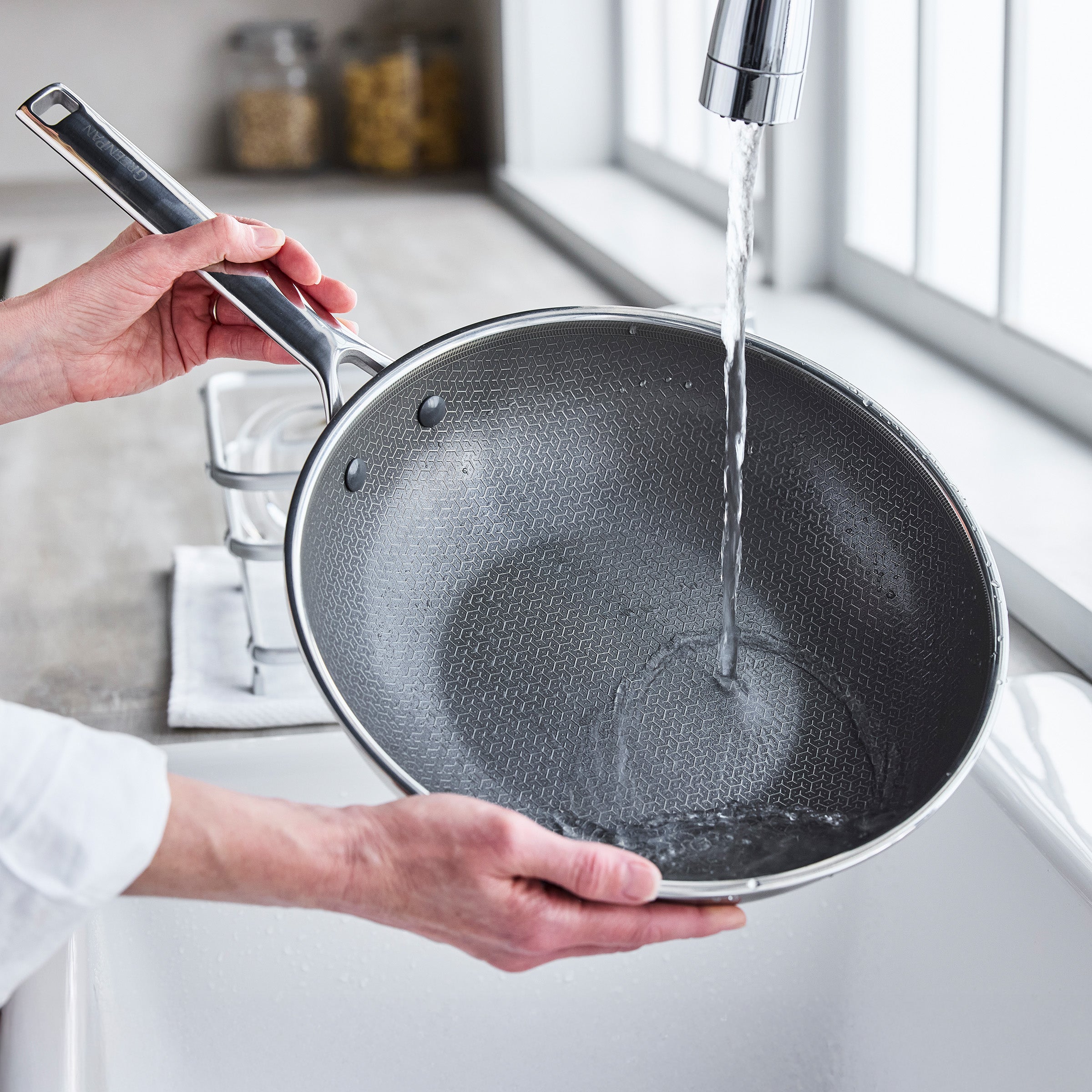 Apex Thermobond Hybrid Wok 28 cm 3-laags roestvrij staal voor perfecte resultaten