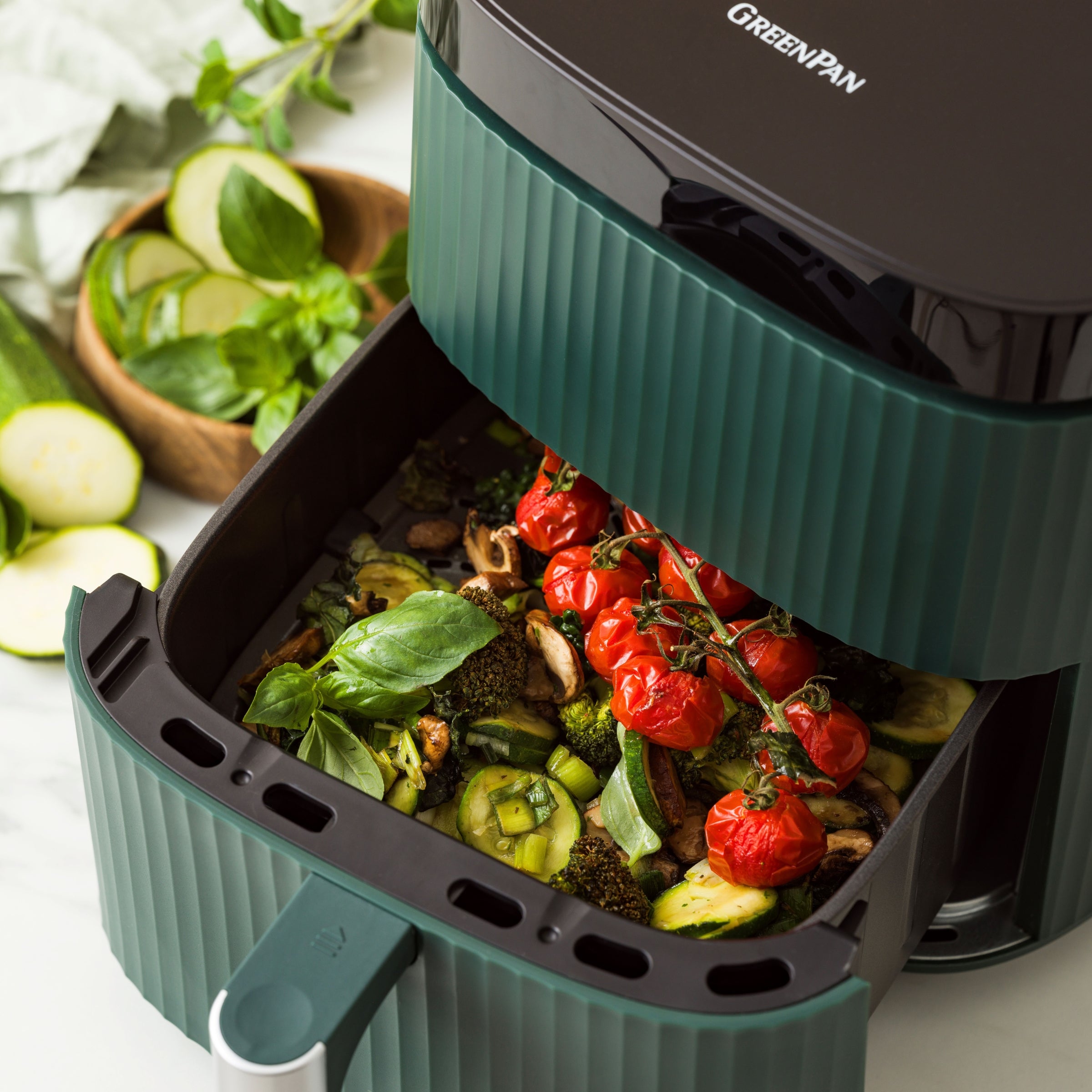 Bistro Silhouette XL Air Fryer Pine Green