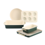 Padova Reserve Bakvormen Pine Green 6-delige set