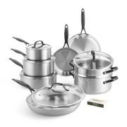 Venice Pro Noir RVS 14-delige set