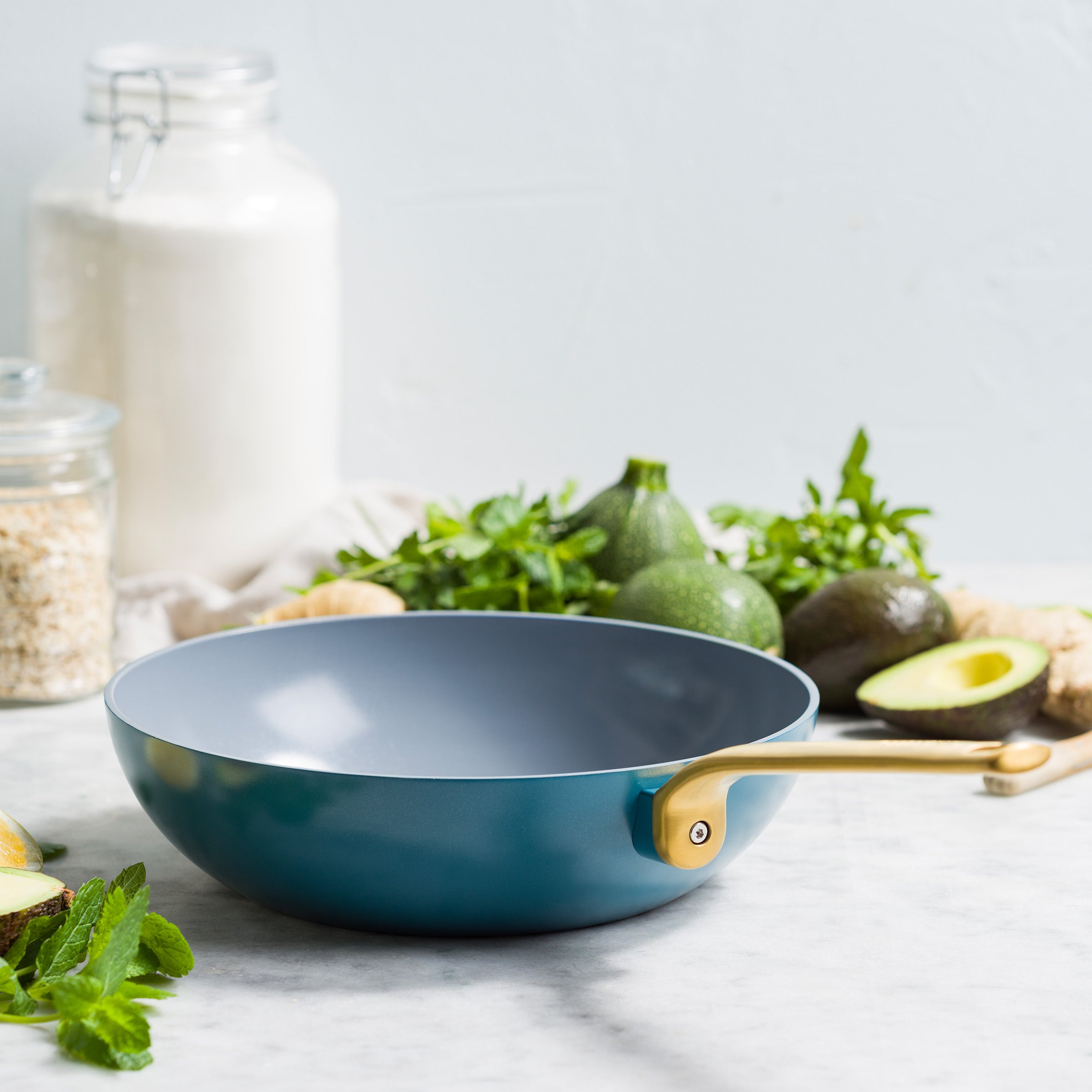 Evolution Wok 28cm Blue