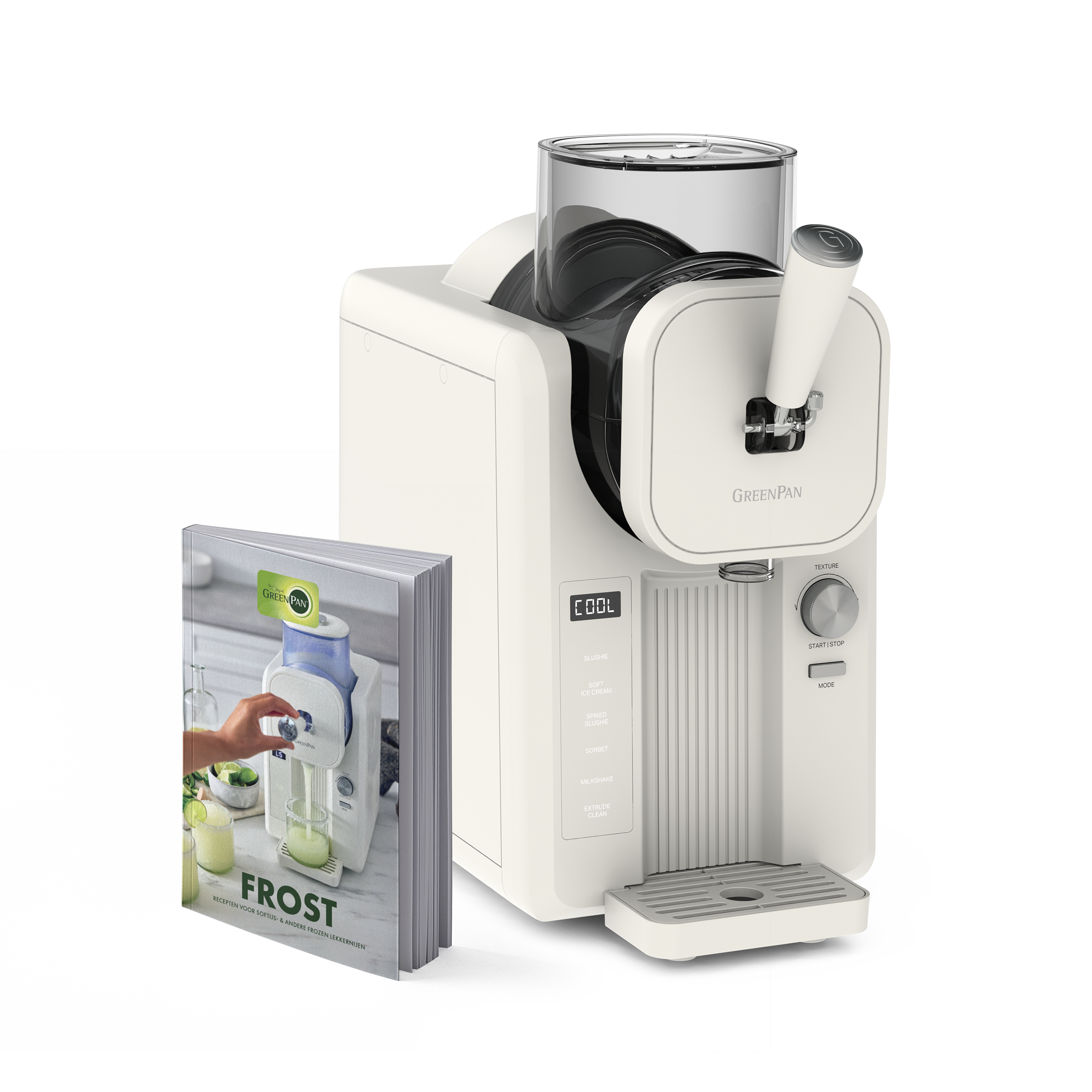 Snelle ijsmachine - Softijs & Frozen Drinks - Cream met Receptenboek