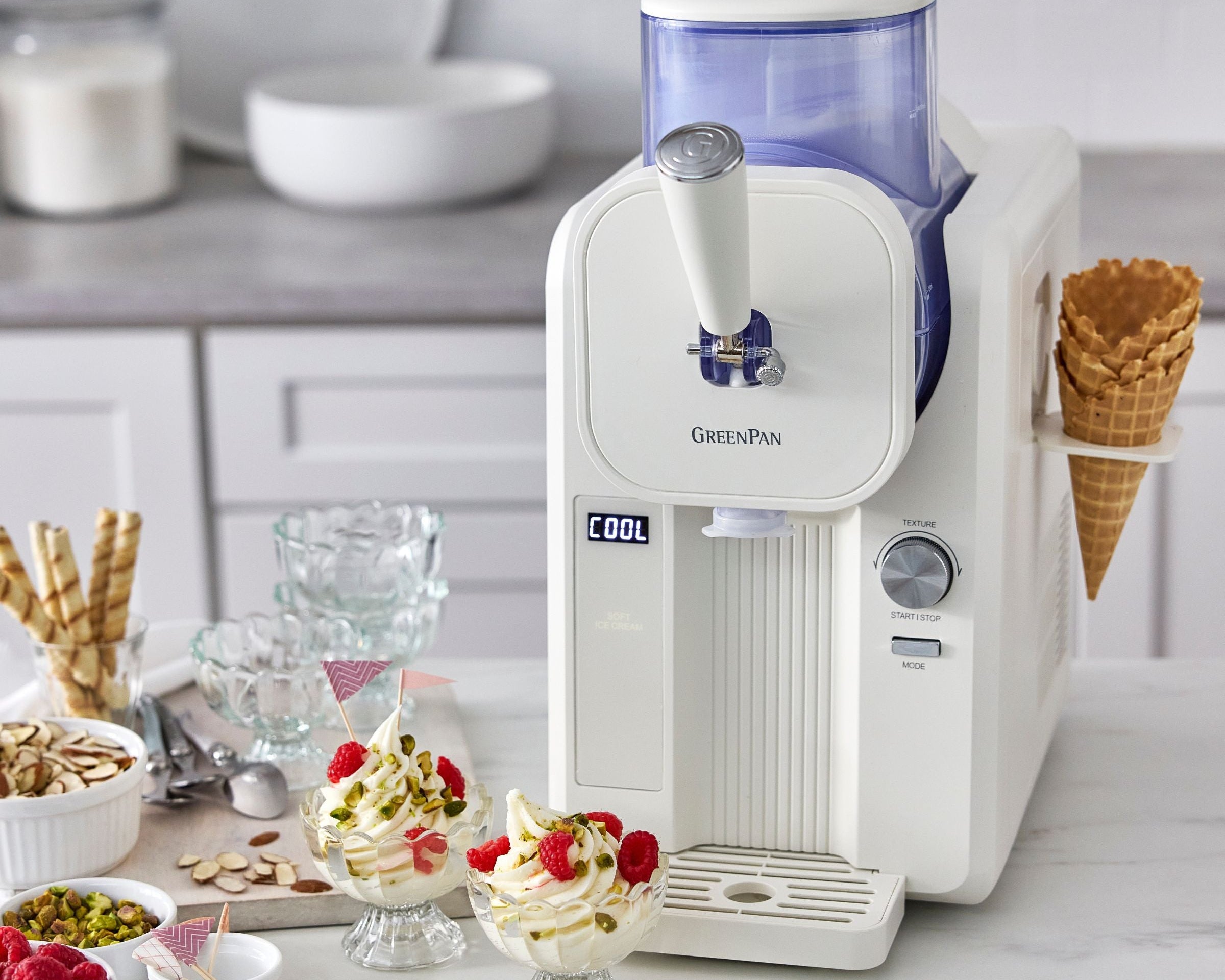 Snelle ijsmachine - Softijs & Frozen Drinks - Cream met Receptenboek
