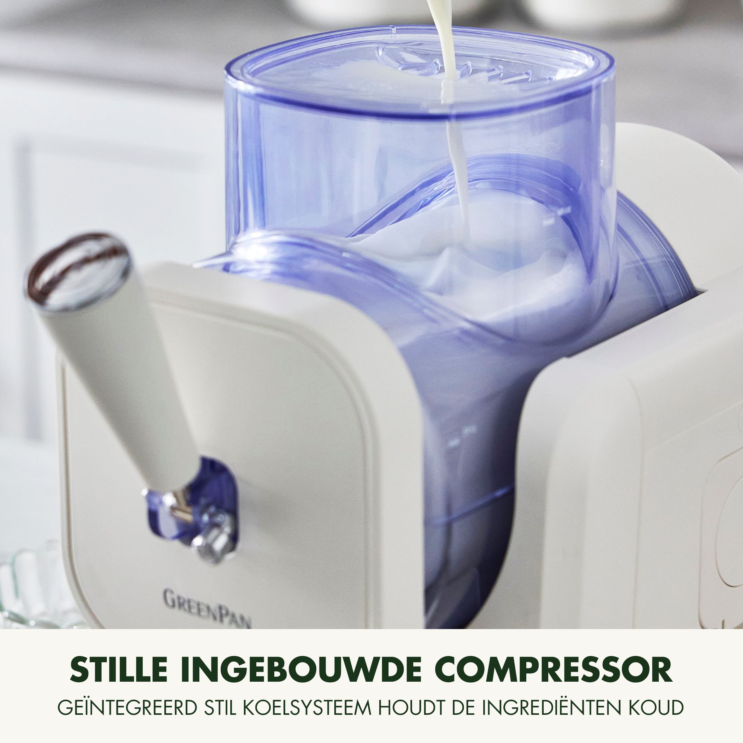 Snelle ijsmachine - Softijs & Frozen Drinks - Cream met Gratis Receptenboek