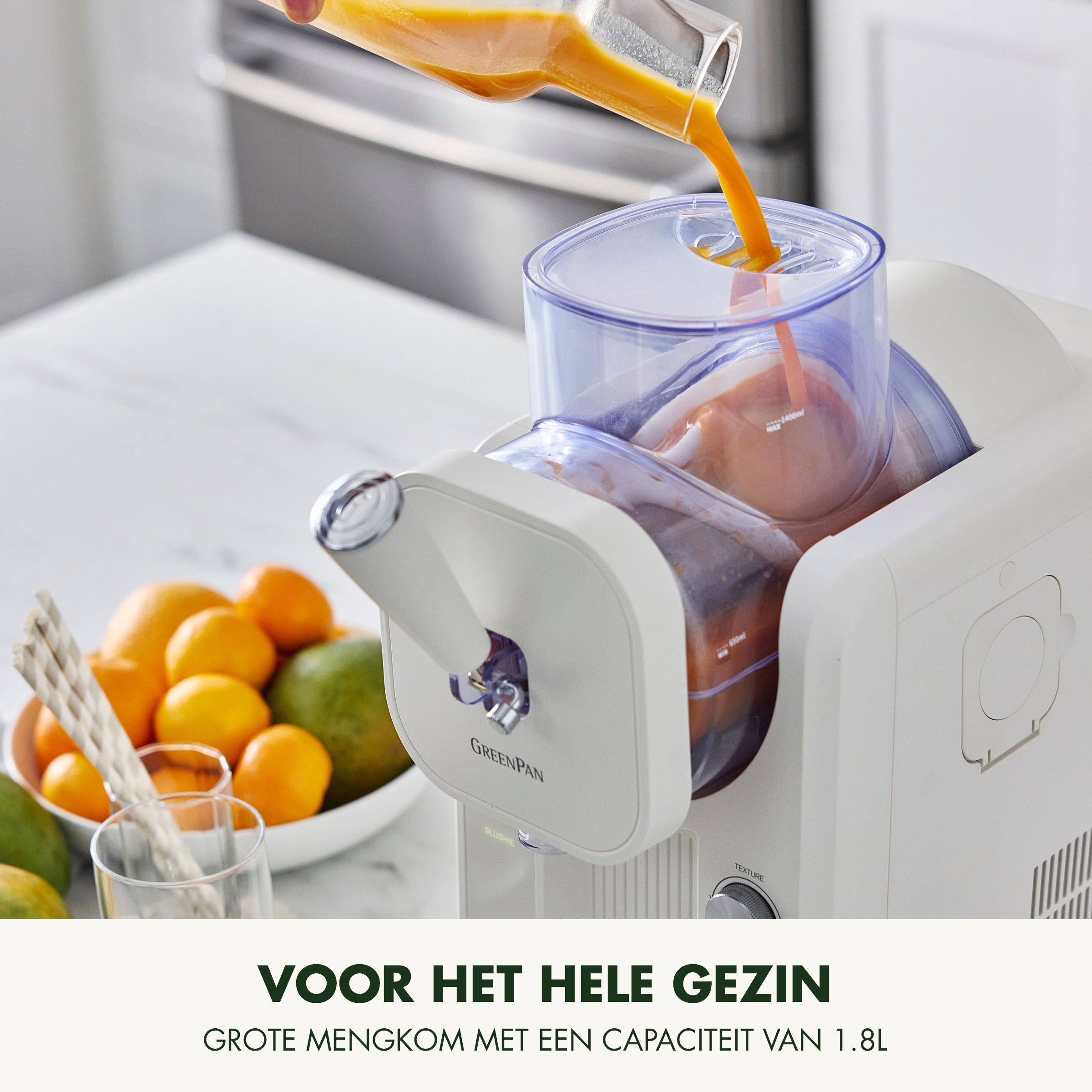 Snelle ijsmachine - Softijs & Frozen Drinks - Cream met Gratis Receptenboek
