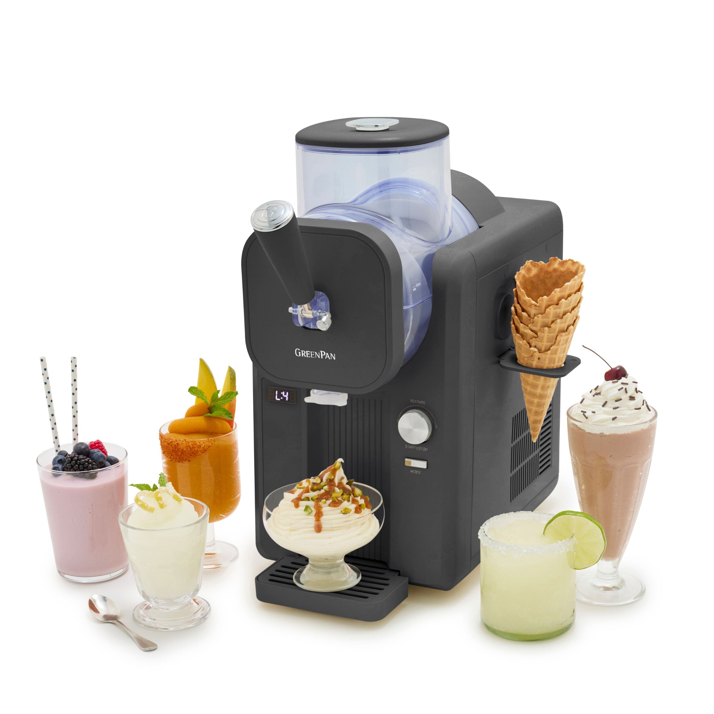 Ijsmachine - Softijs & Frozen Drinks 1,87L - Grey