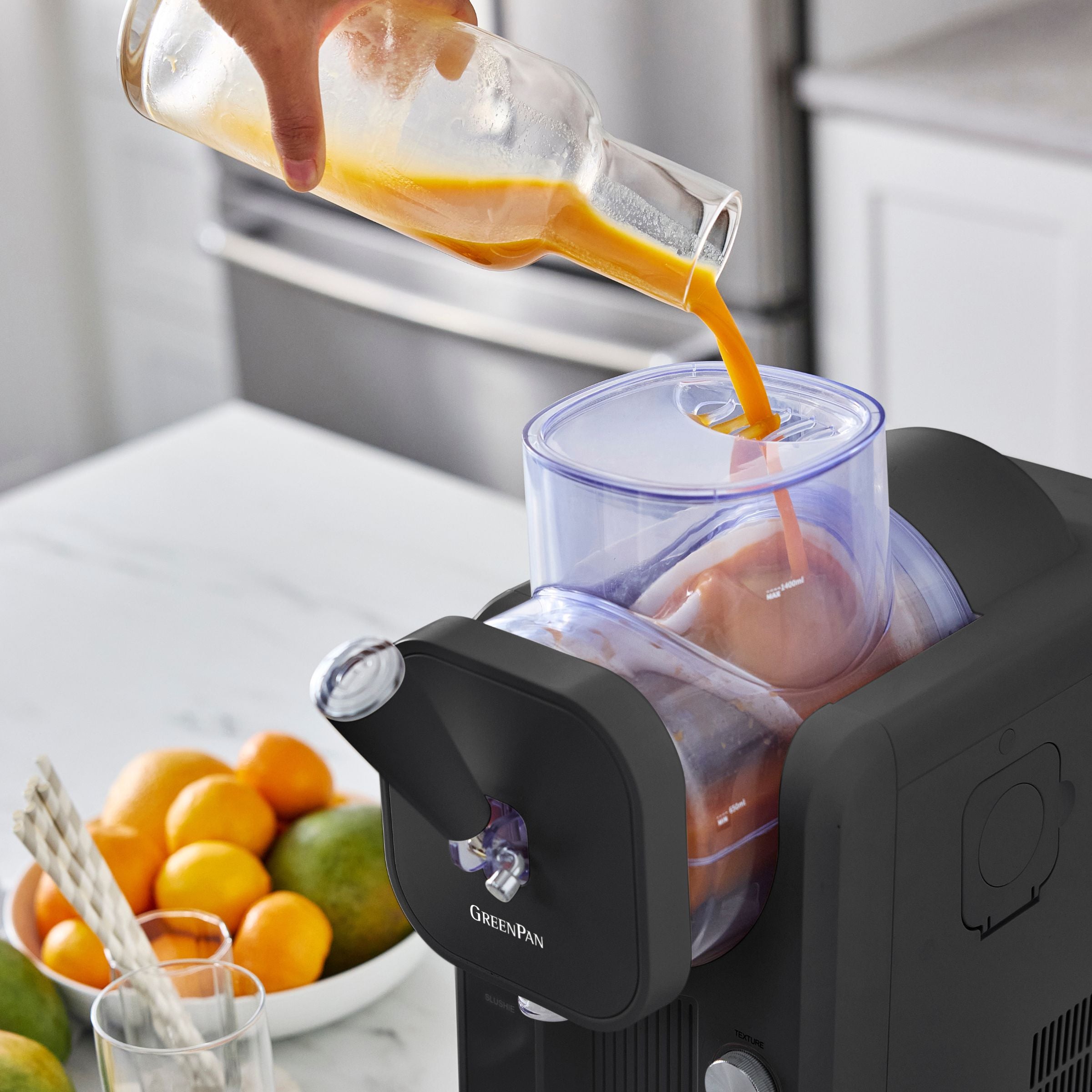Snelle ijsmachine - Softijs & Frozen Drinks - Grey met Receptenboek