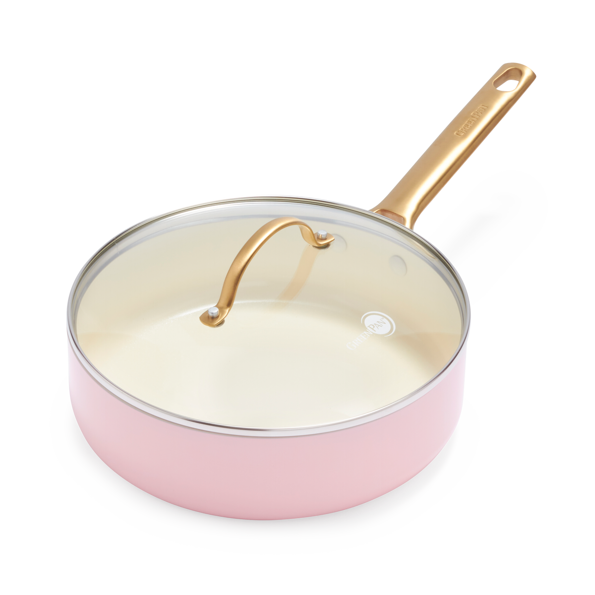 Padova Reserve Stoofpan met deksel 24cm - Blush Pink