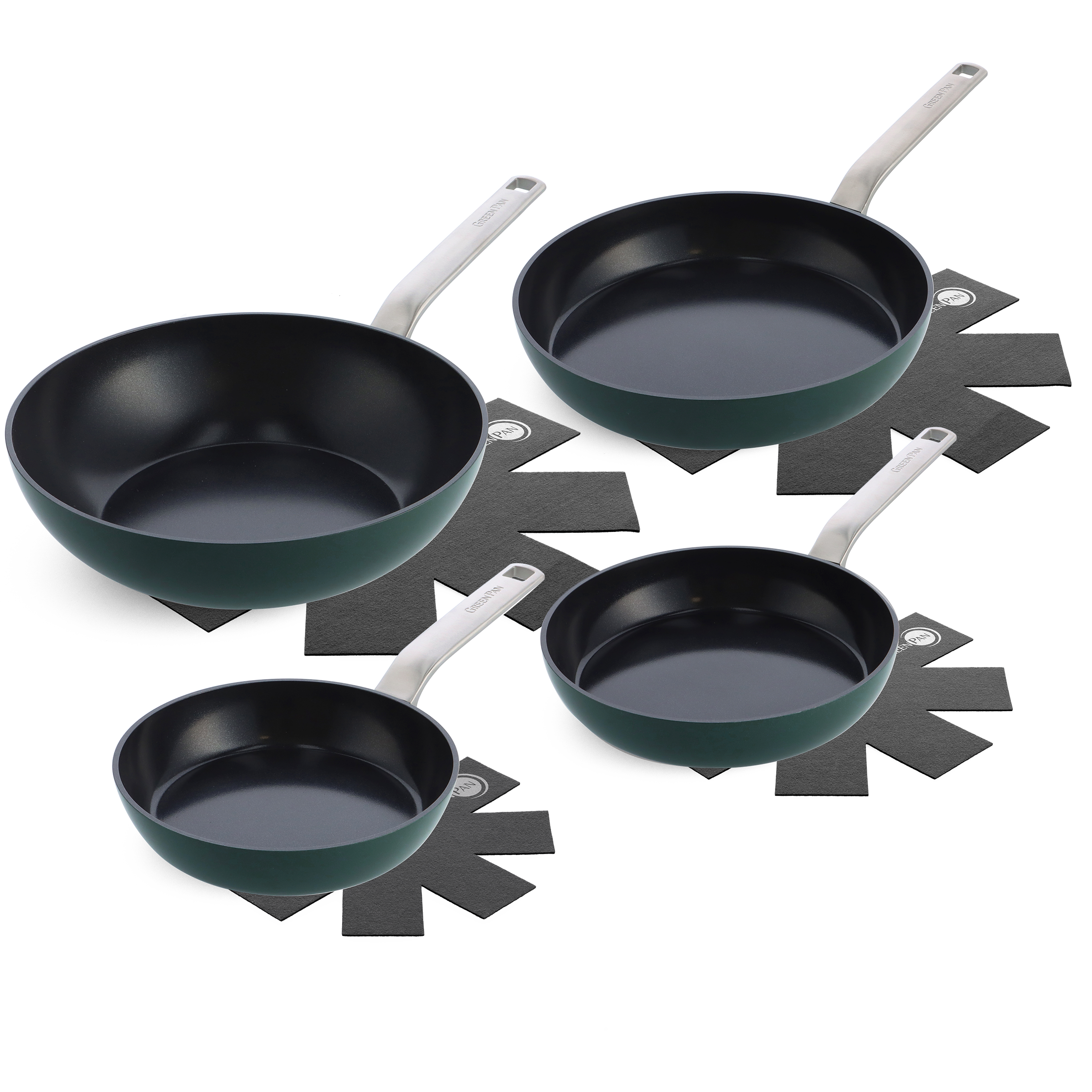 Evolution Pine Green 4-delige set