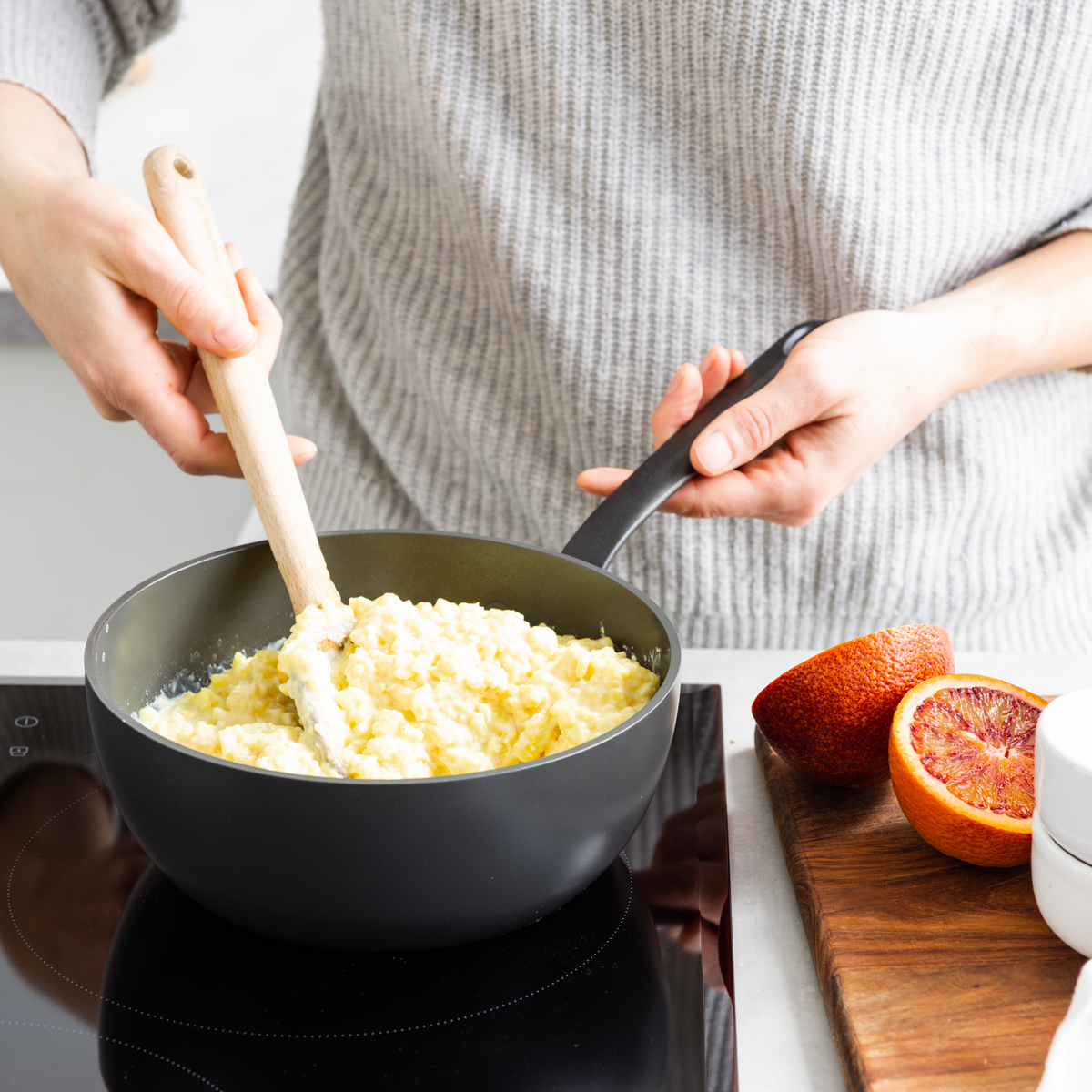 Craft Chef's Pan 20cm zwart op vuur