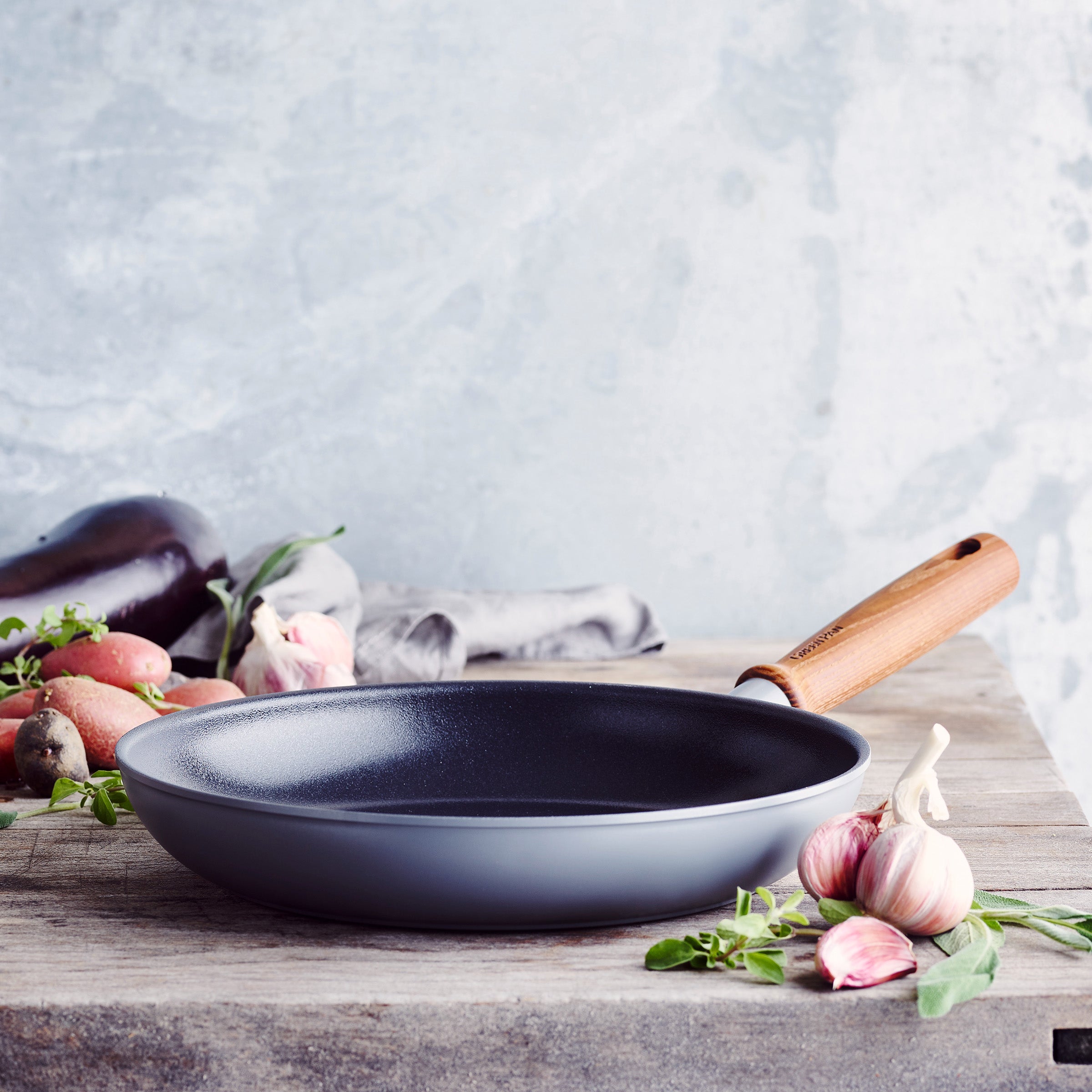Greenpan Koekenpannen Mayflower Pro 20cm 24cm 28cm Keramisch inductie pfas-vri vooraanzicht