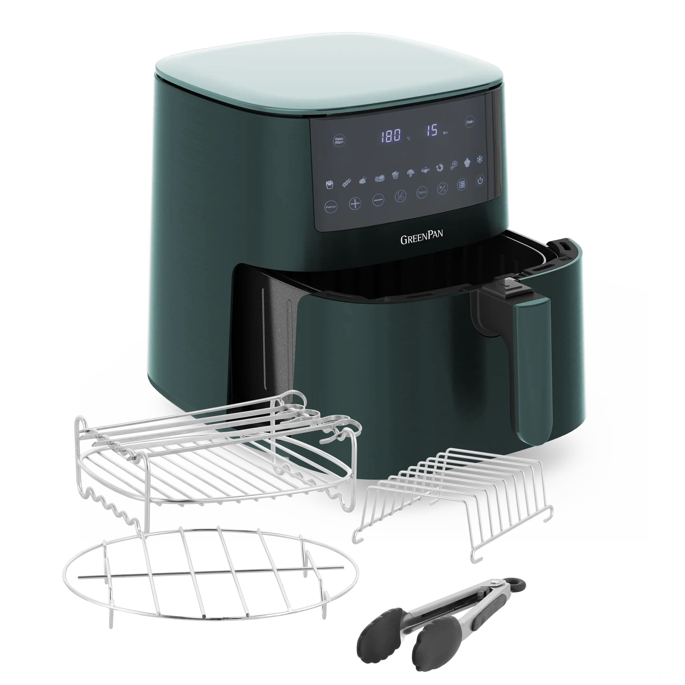 Green Air Fryer & grilling set