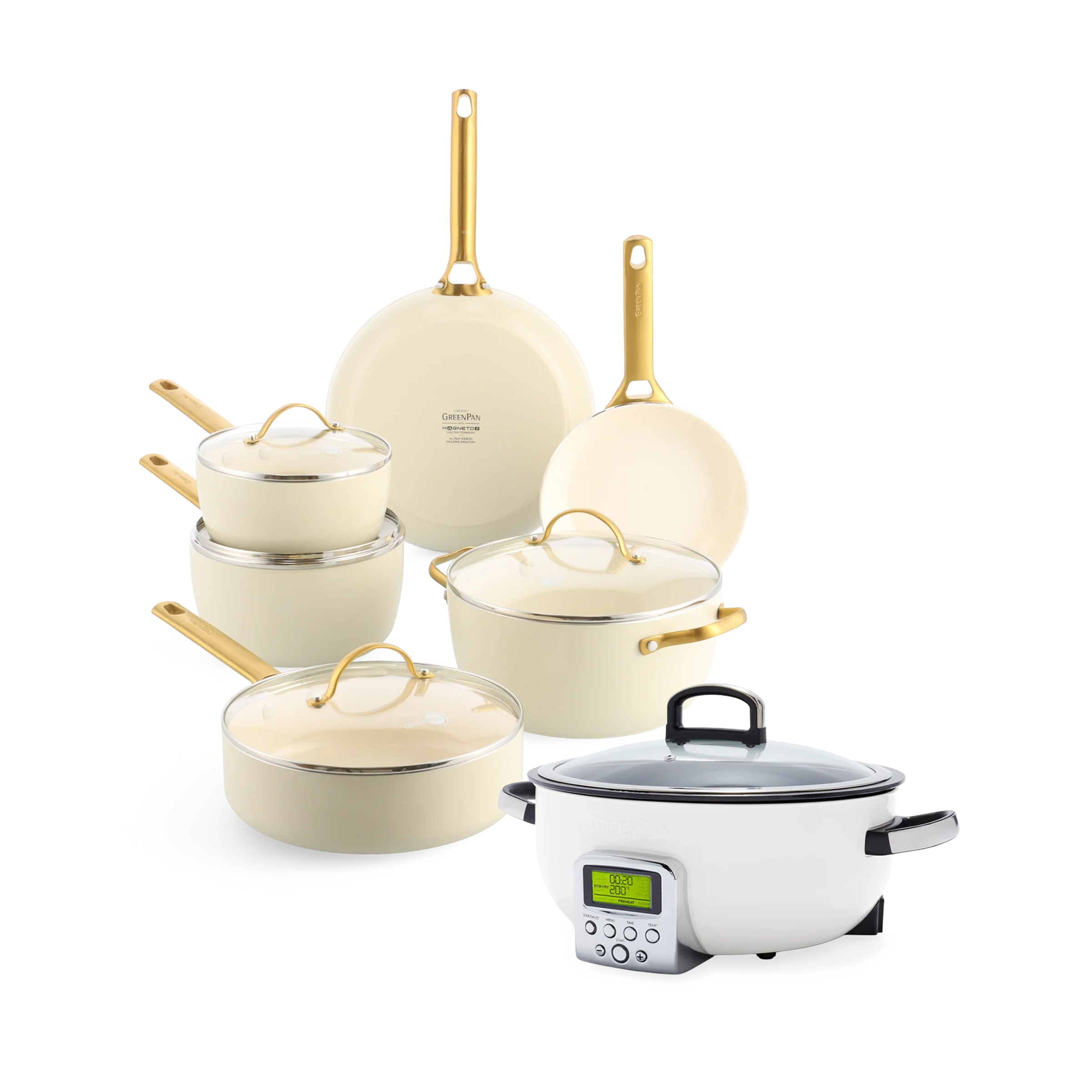 Cream all-in-one set 11-delig