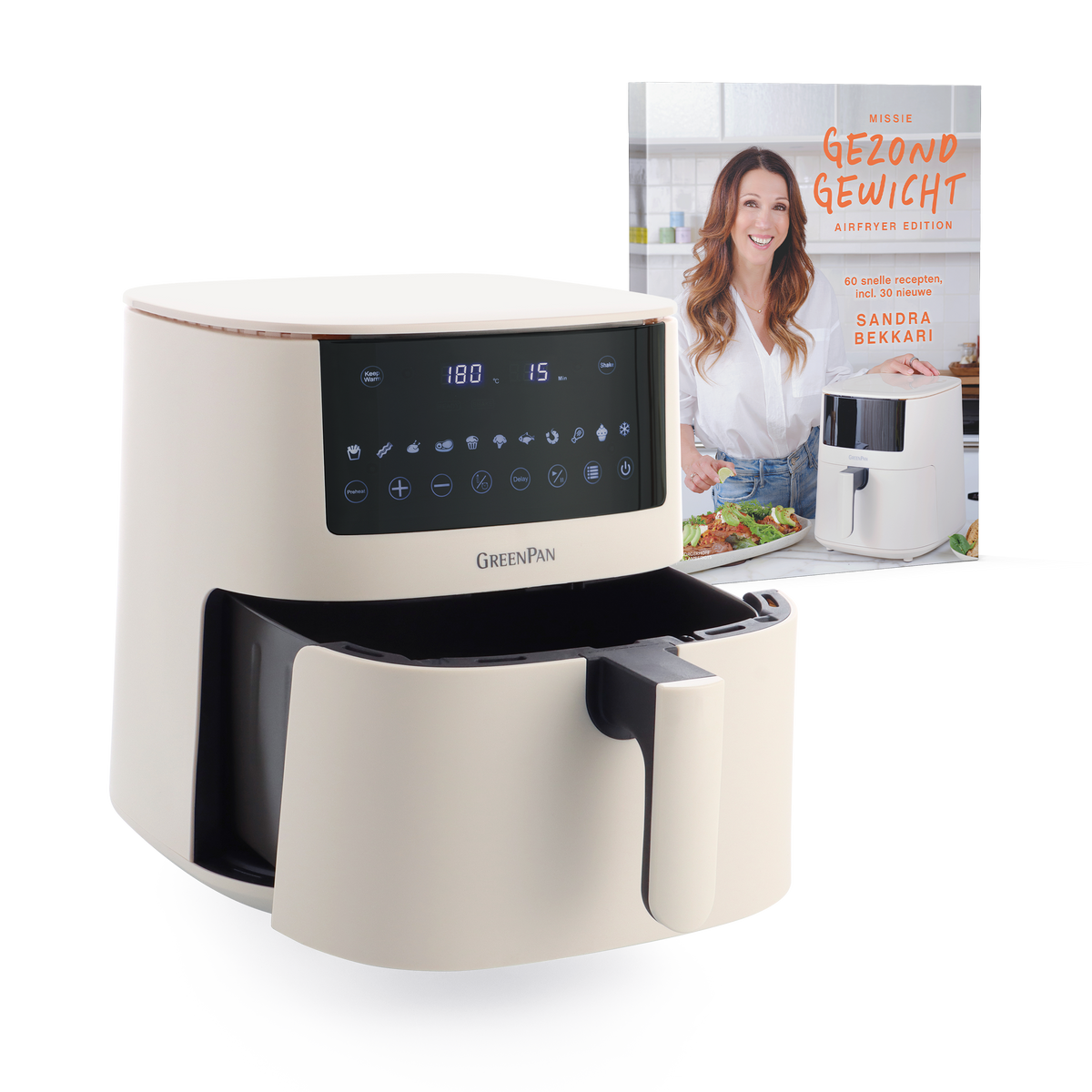XXL Airfryer Cream +  Sandra’s Missie Gezond Gewicht – Airfryereditie