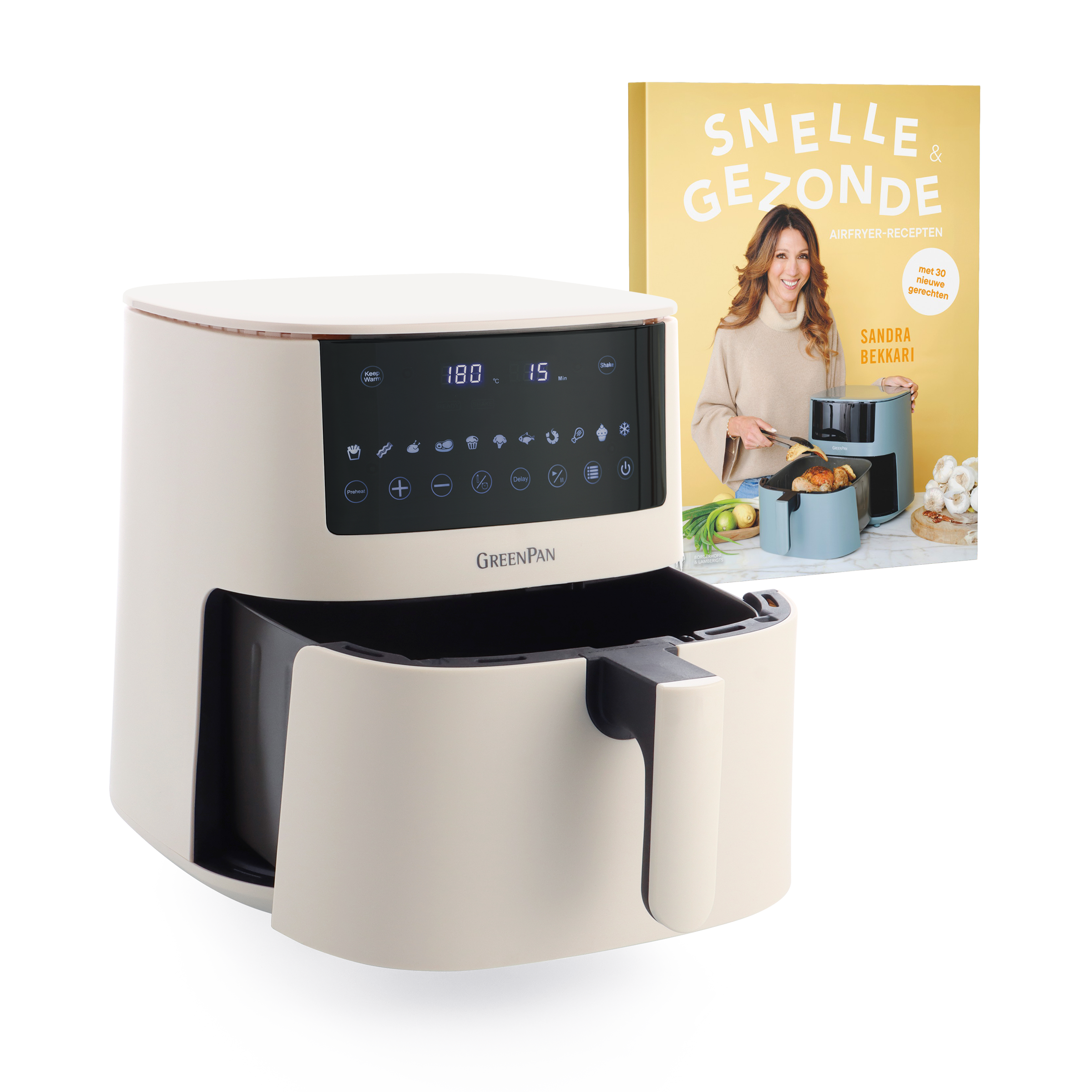 XXL Air Fryer Cream + Sandra’s snelle en gezonde Air Fryer-recepten