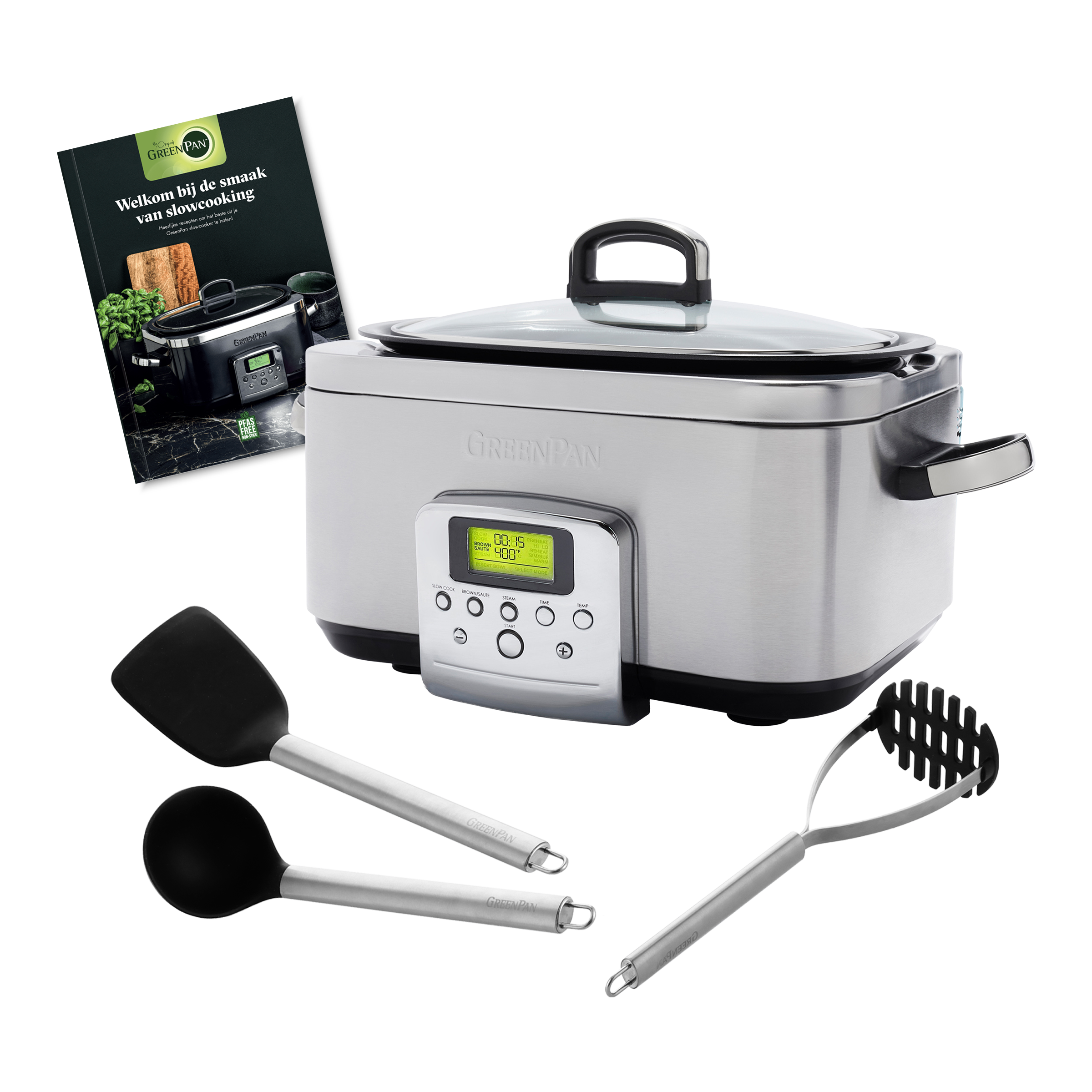 Slowcooker Stainless Steel set